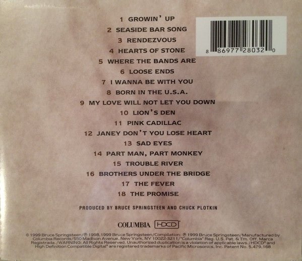 CD Bruce Springsteen – 18 Tracks