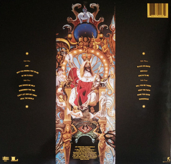 LP X2 Michael Jackson ‎– Dangerous