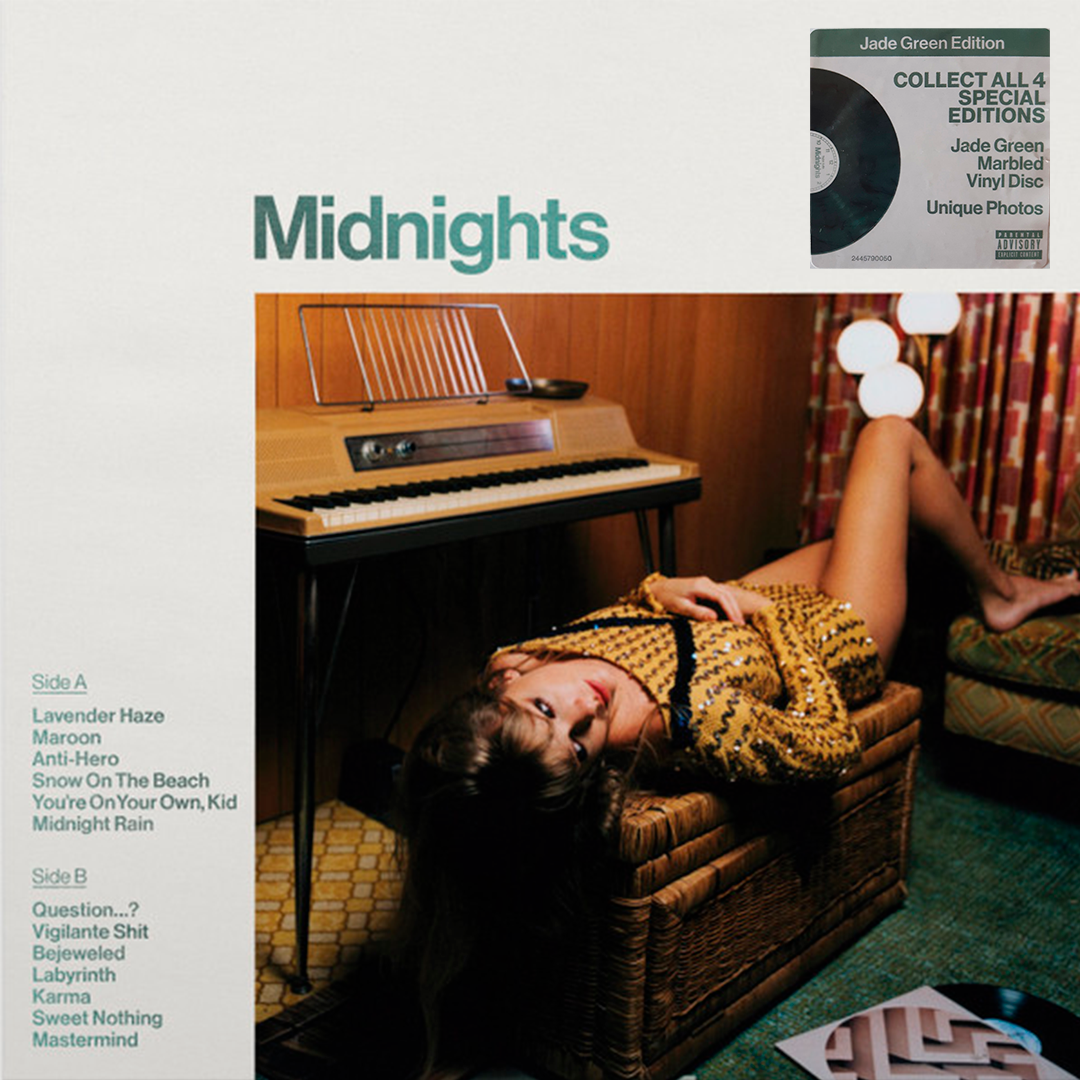 LP Taylor Swift - Midnights (Jade Green Edition)