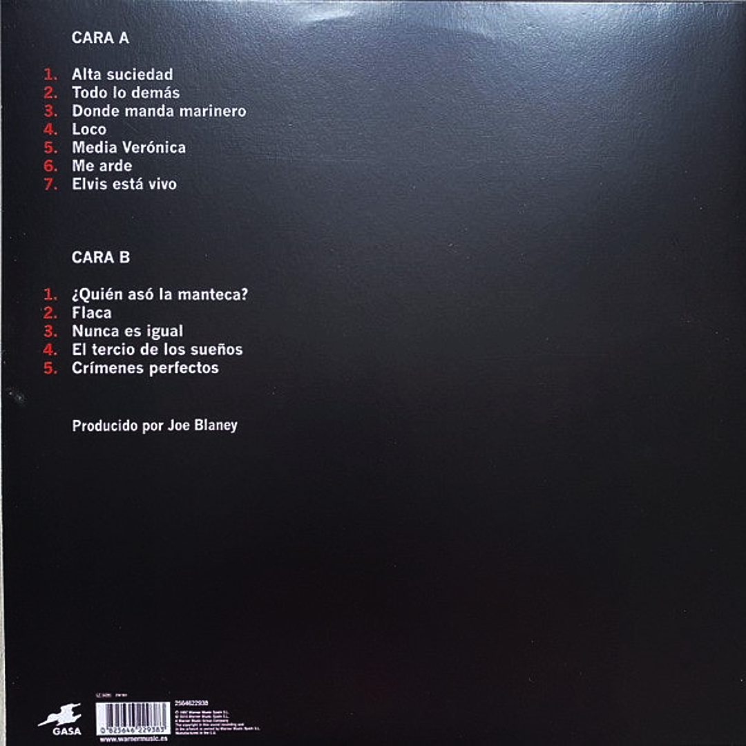 LP Andrés Calamaro – Alta Suciedad