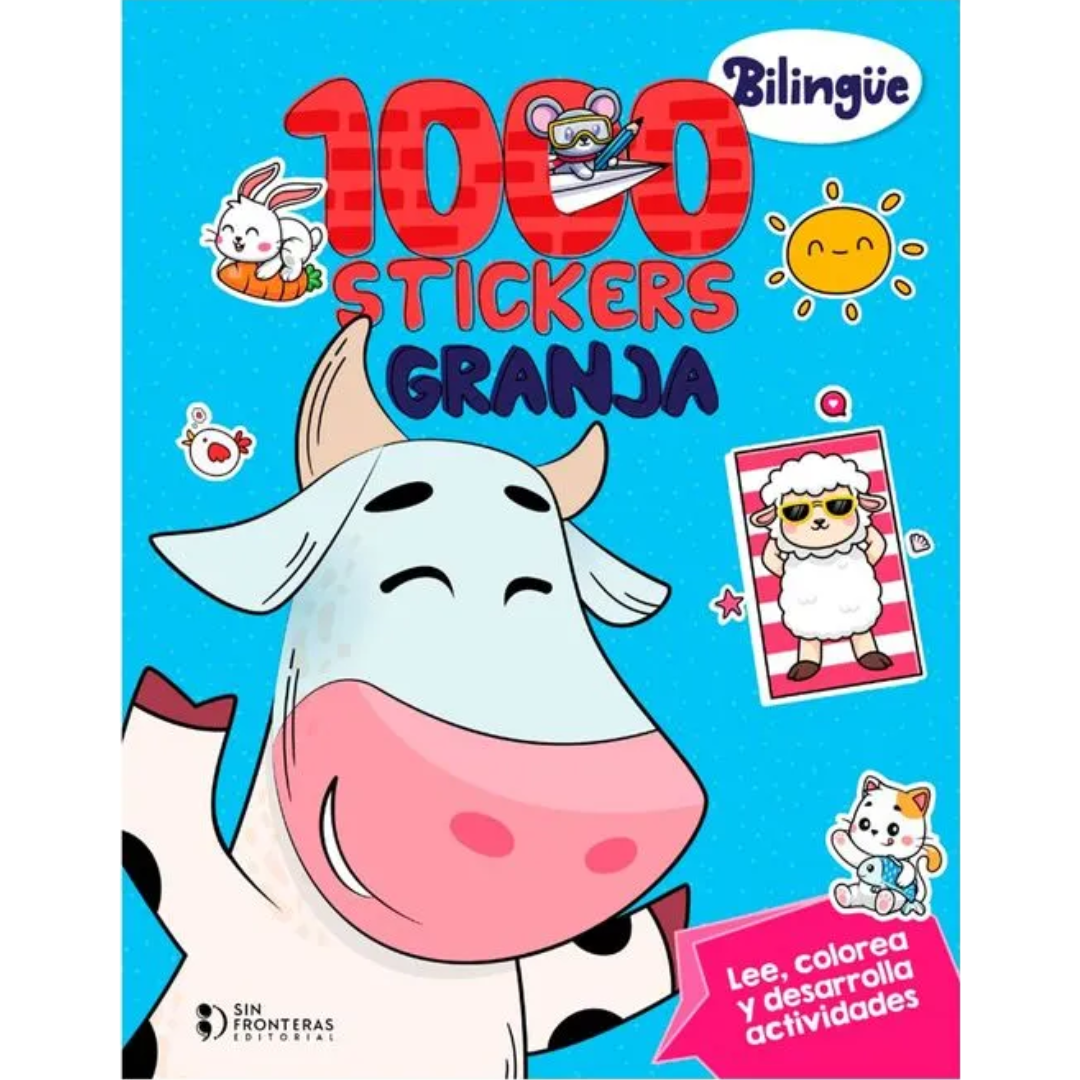 Libro 1.000 Stickers Granja