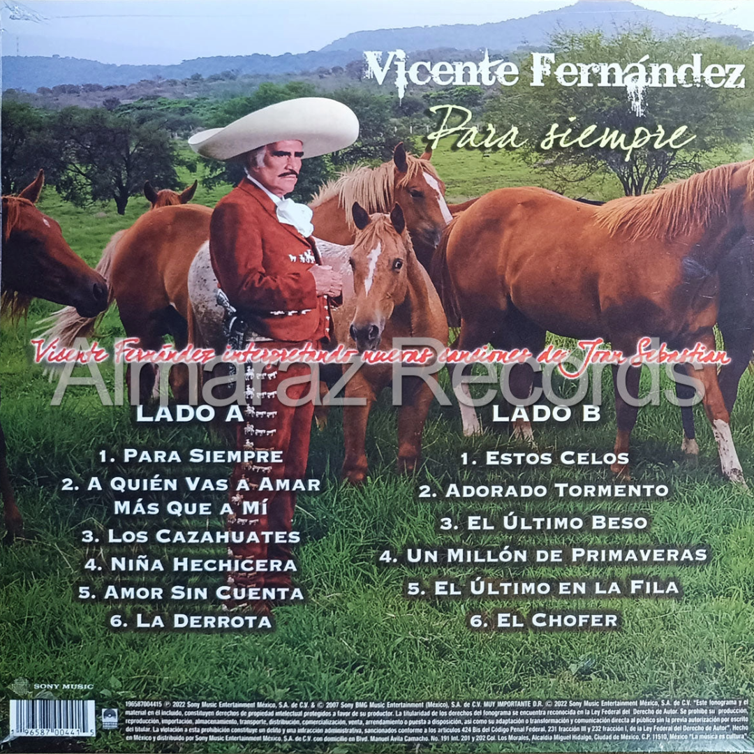 LP Vicente Fernández – Para Siempre