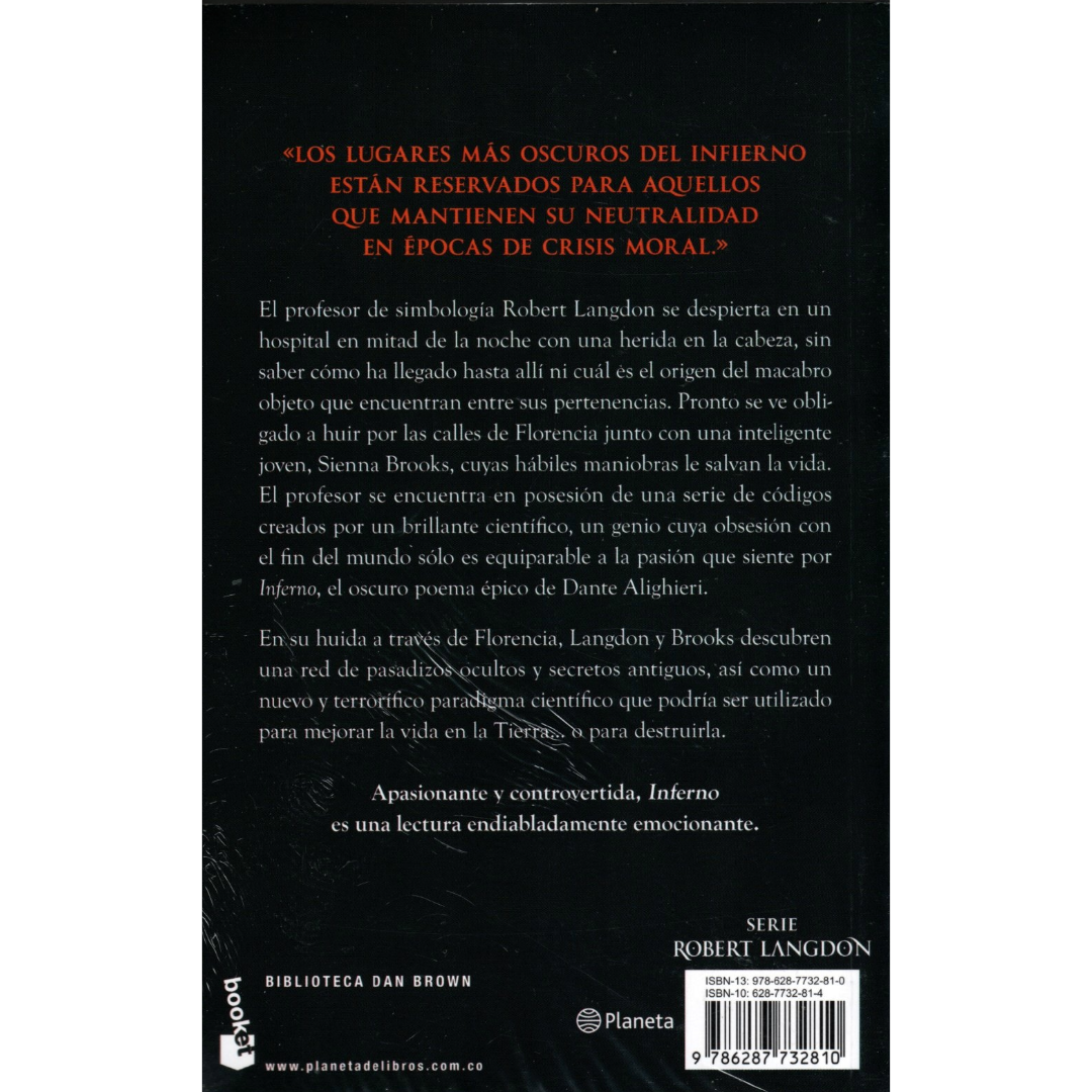 Libro Dan Brown - Inferno