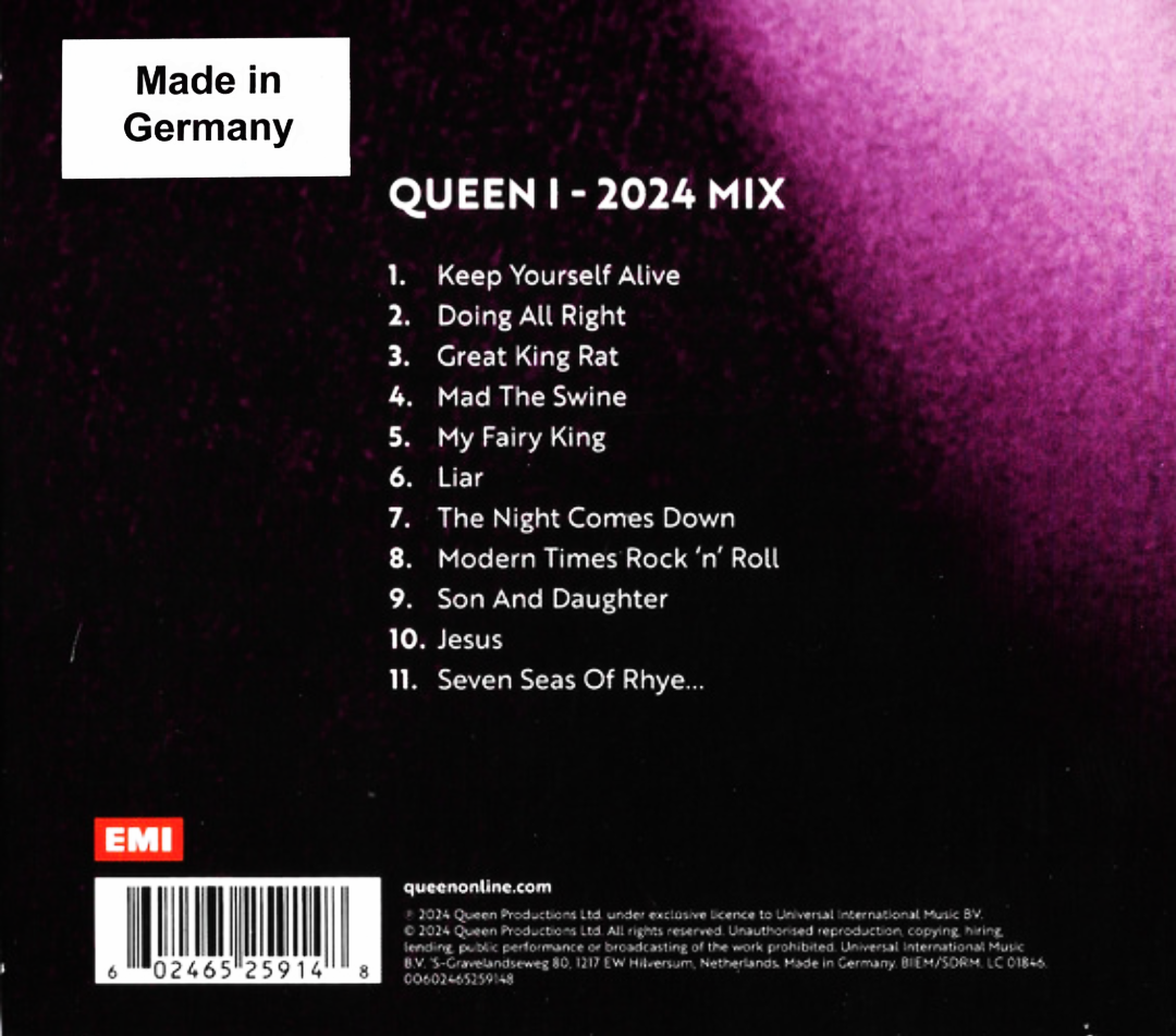 CD Queen – Queen I