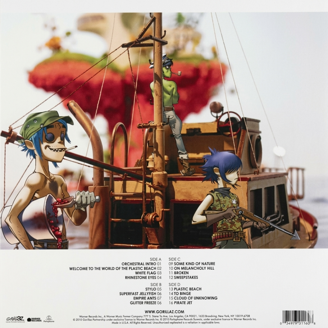 LPX2 Gorillaz – Plastic Beach