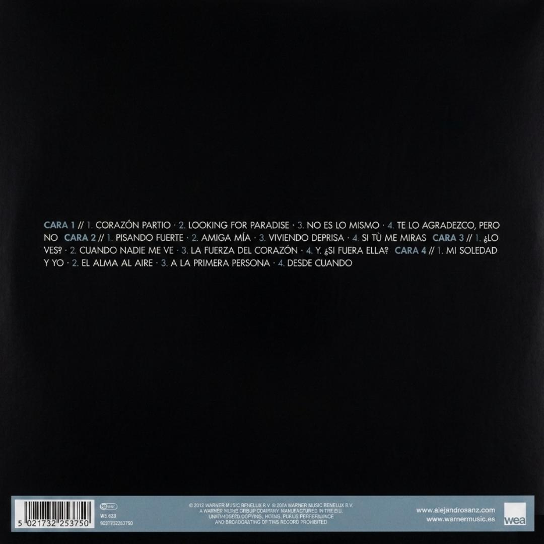 LPX2 Alejandro Sanz – Colección Definitiva