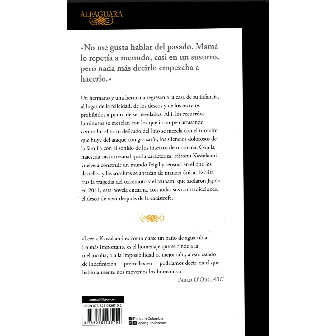 Libro Hiromi Kawakami - De pronto oigo la voz del agua