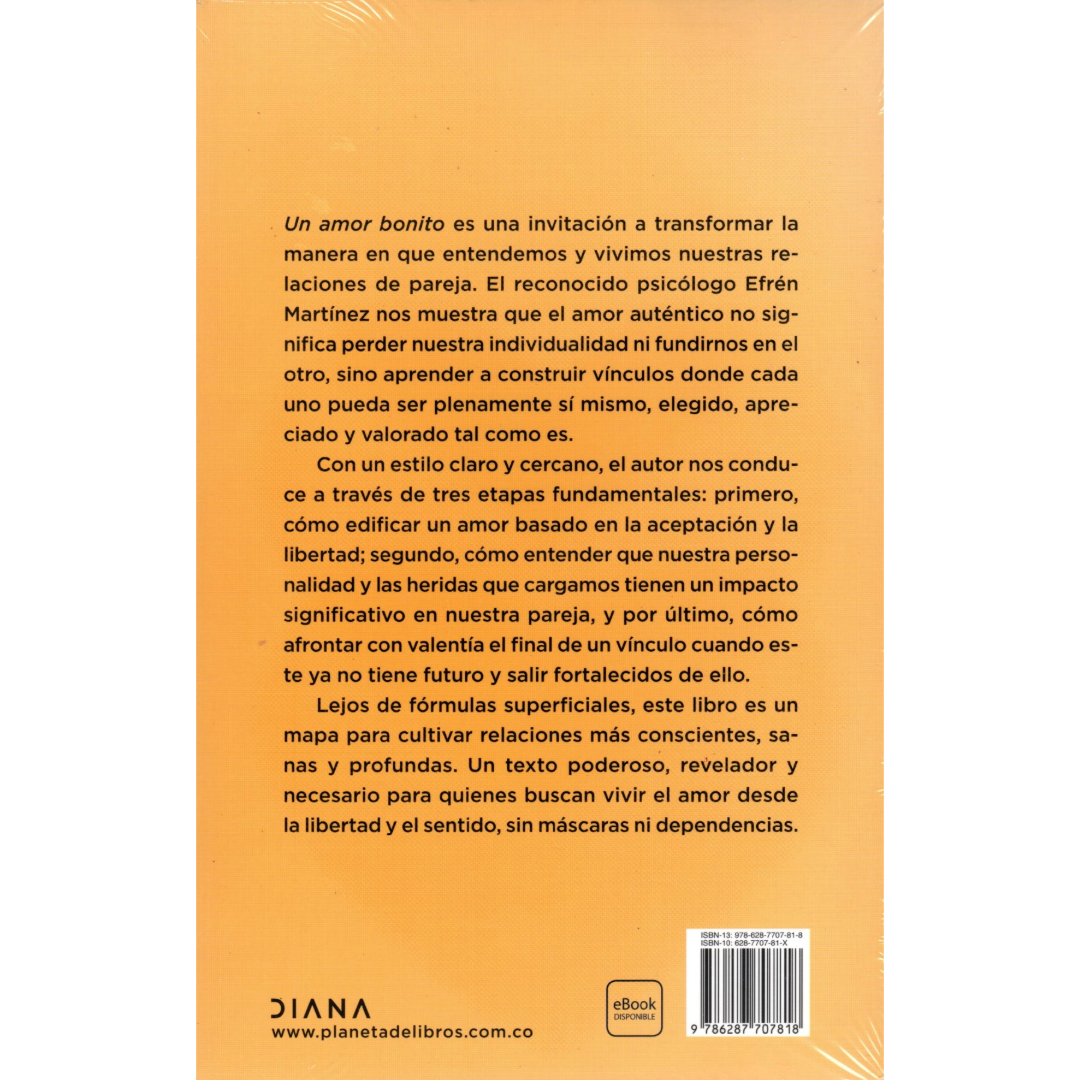 Libro Efren Martinez Ortiz - Un amor bonito
