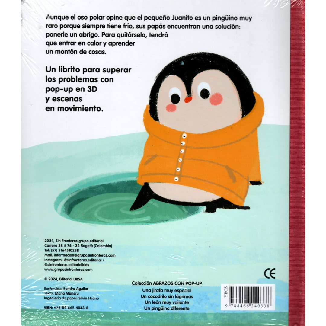 Libro María Mañeru, Sandra Aguilar - Un Pinguino Diferente
