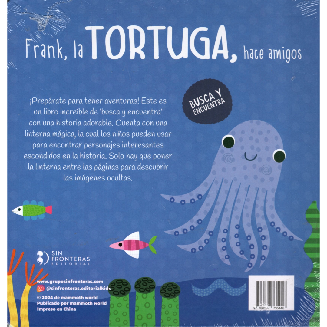 Libro Frank, La Tortuga, hace amigos
