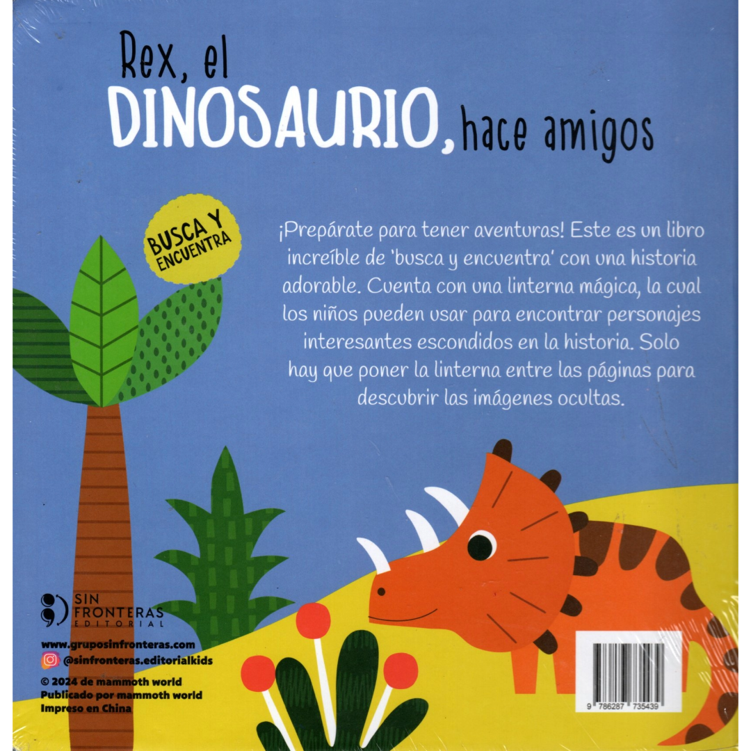Libro Rex, El Dinosaurio, Hace Amigos