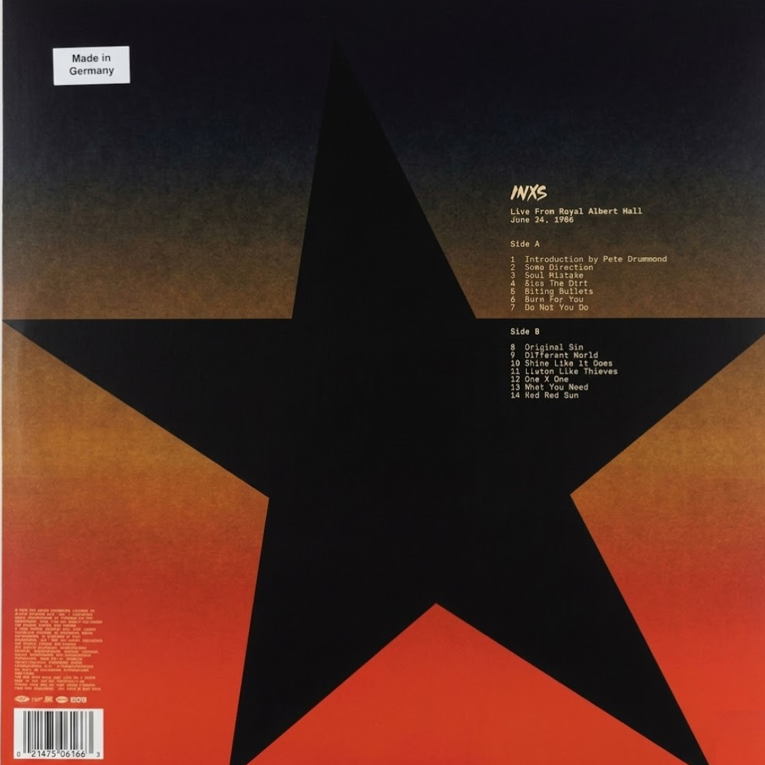 LP INXS – Live From Royal Albert Hall (London 1986)