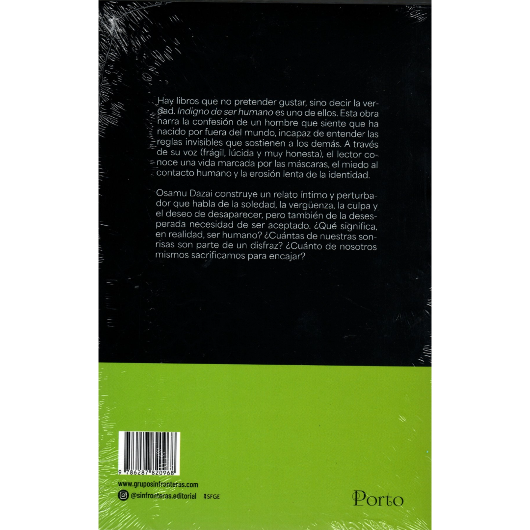 Libro Osamu Dazai - Indigno De Ser Humano