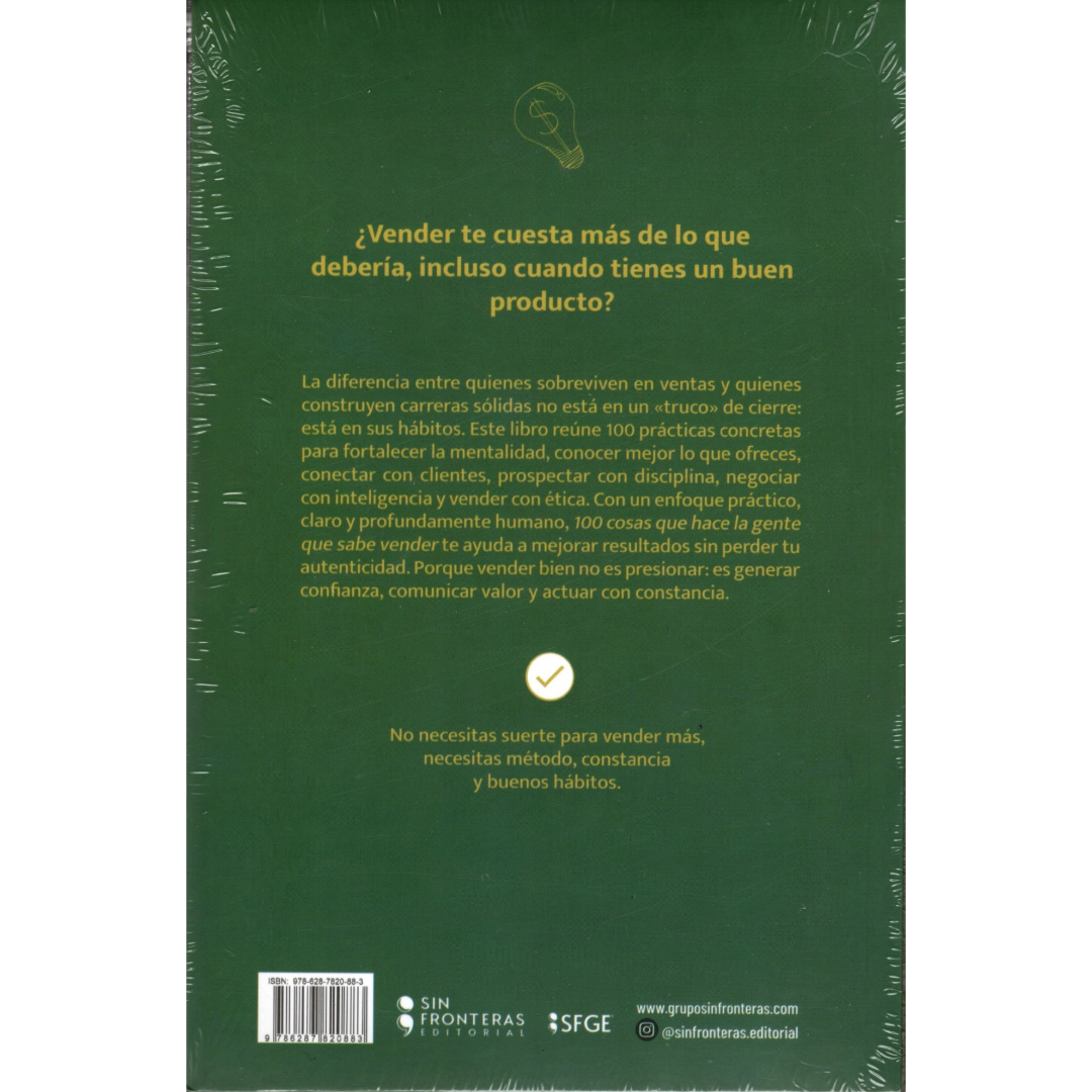 Libro Kazuma Asukari - 100 Cosas Que Hace La Gente Que Sabe Vender