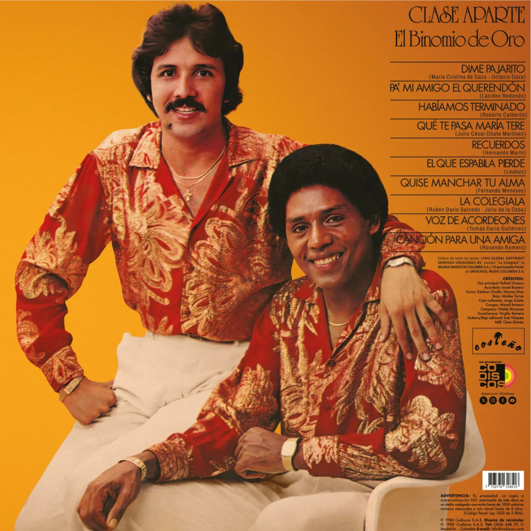 LP Binomio De Oro - Clase Aparte