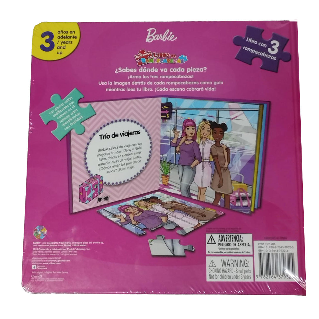 Libro Mi primer libro de rompecabezas - Barbie
