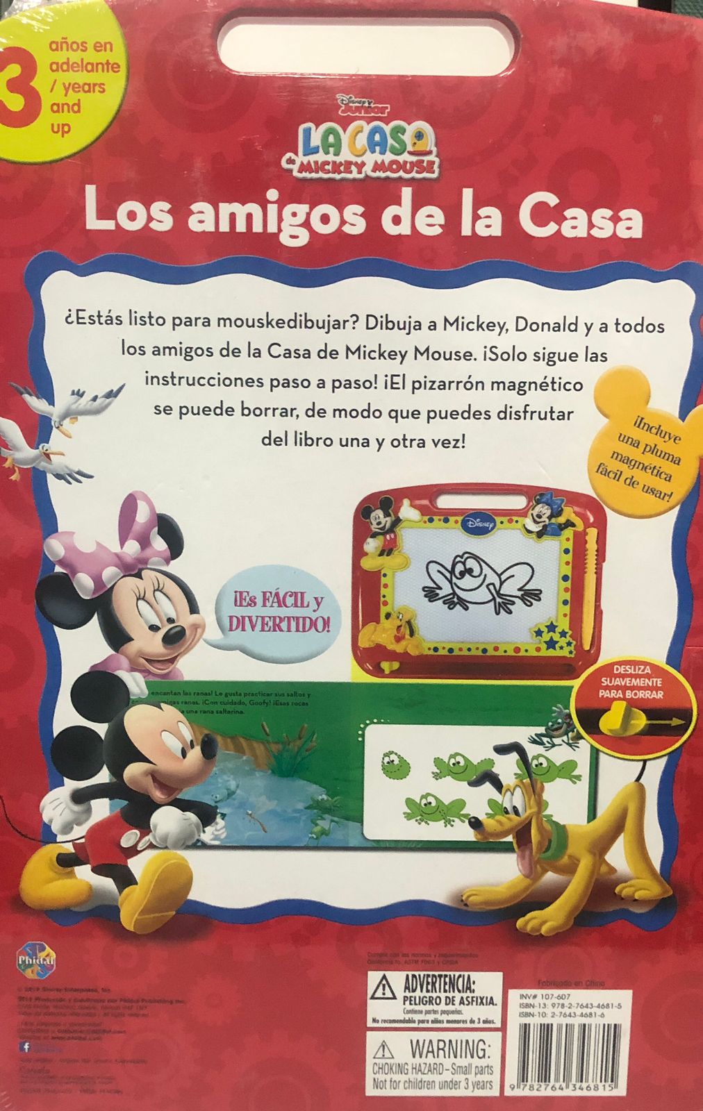 Libro Pizarra Mágica - Mickey Los Amigos De La Casa