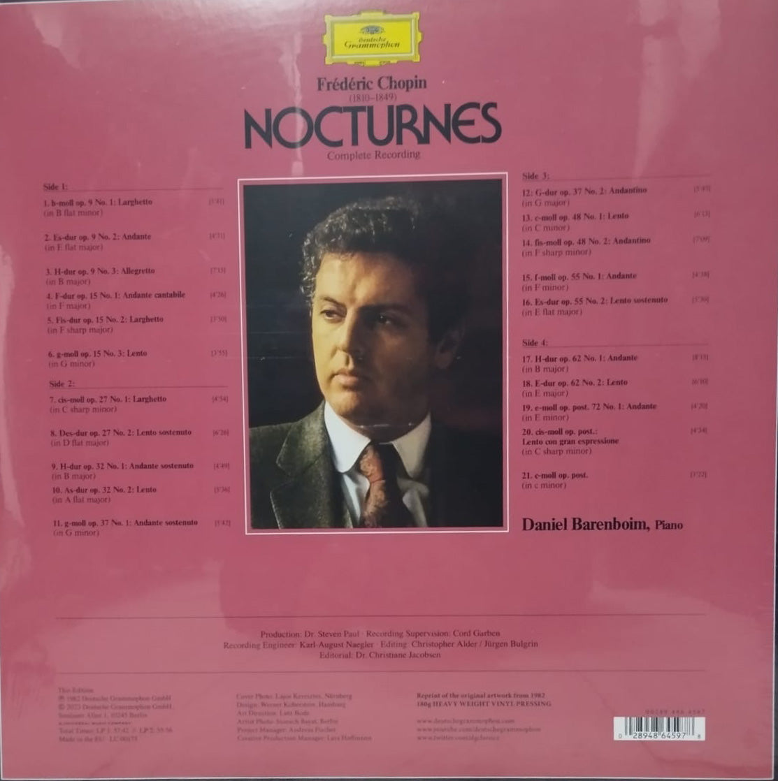 LPx2 Chopin - Daniel Barenboim – Nocturnes (Complete Recording)