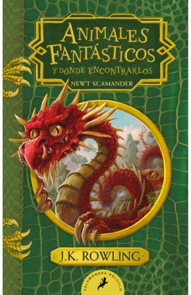 Libro J.K. Rowling - Animales fantásticos y dónde encontrarlos (Un libro de la biblioteca de Hogwarts)