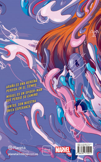 Libro Marvel - Araña y Spider-Man 2099. Un futuro oscuro