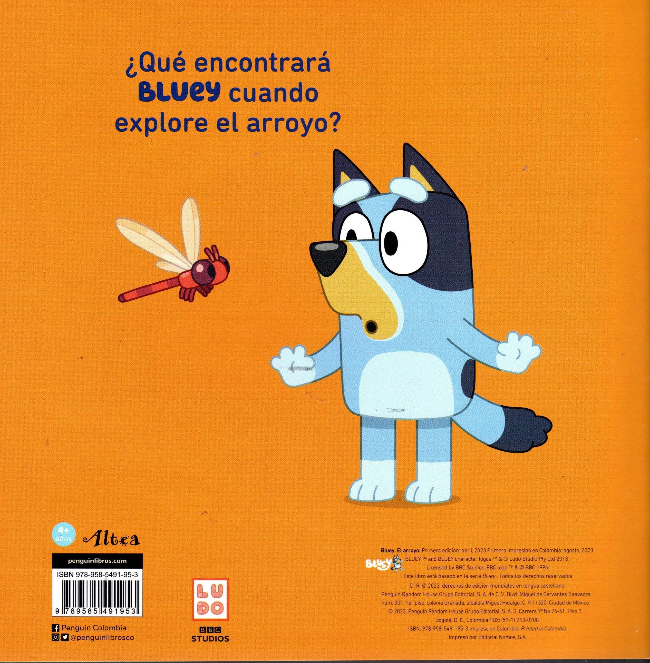 Libro Bluey El Arroyo