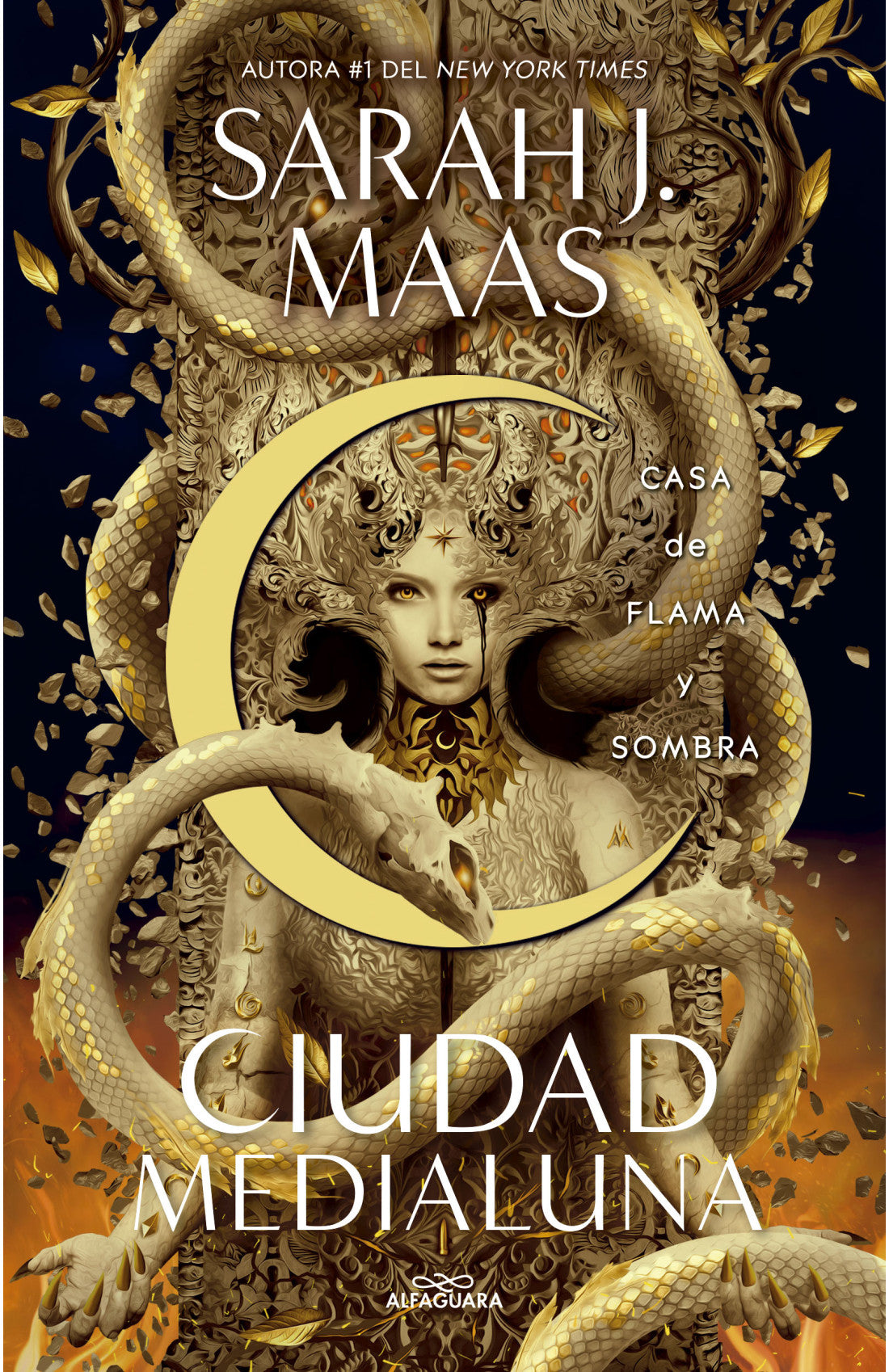 Libro Sarah J. Maas - Casa de llama y sombra (Ciudad Medialuna 3)