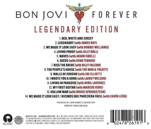 CD Bon Jovi – Forever: Legendary Edition