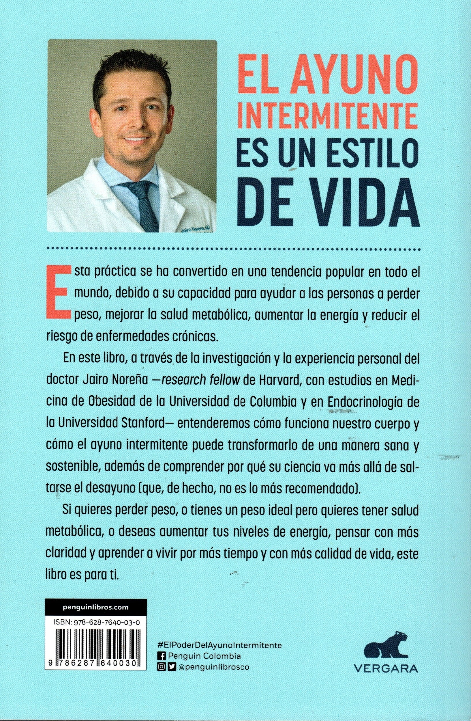 Libro DR. Jairo Noreña - El Poder Del Ayuno Intermitente