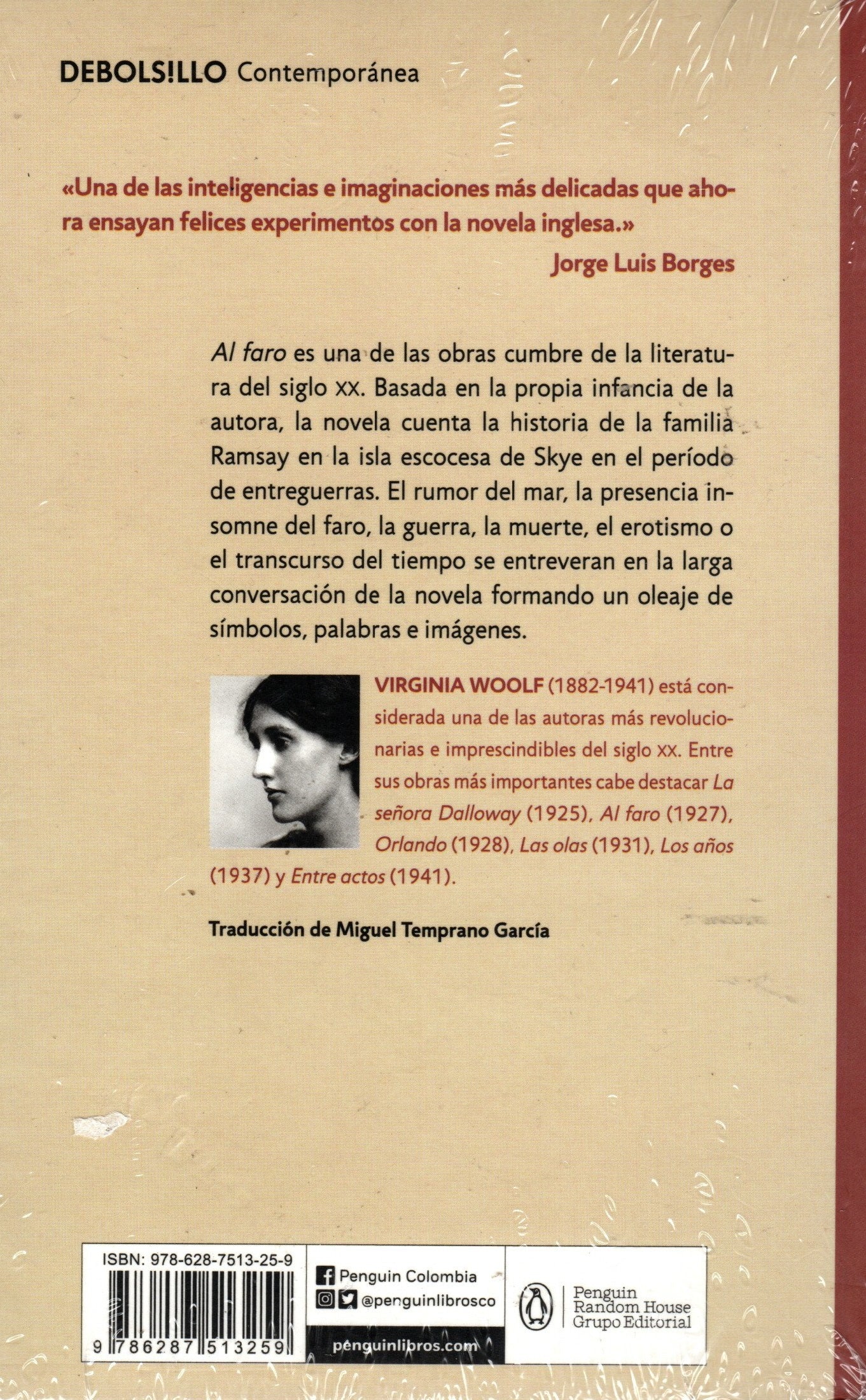 Libro Virginia Woolf - Al Faro