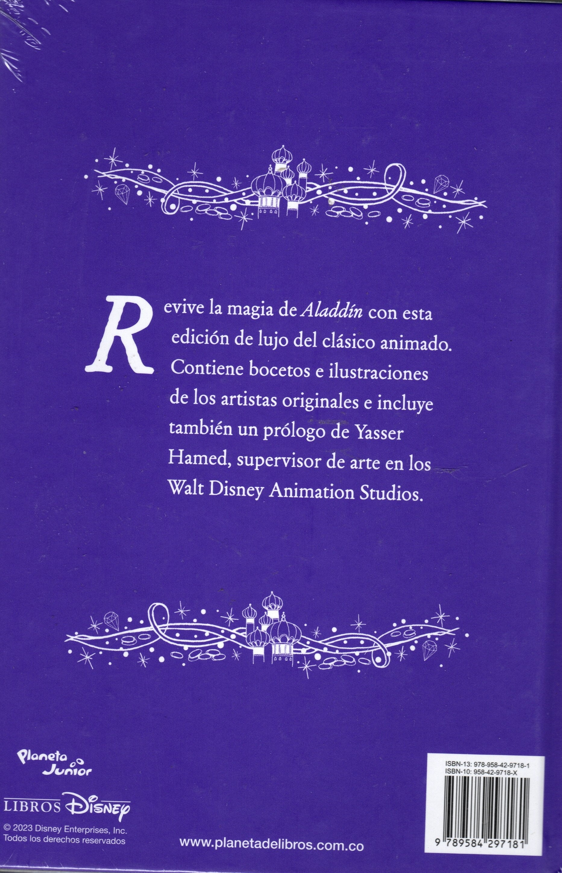 Libro Tesoros De La Animación - Aladdin