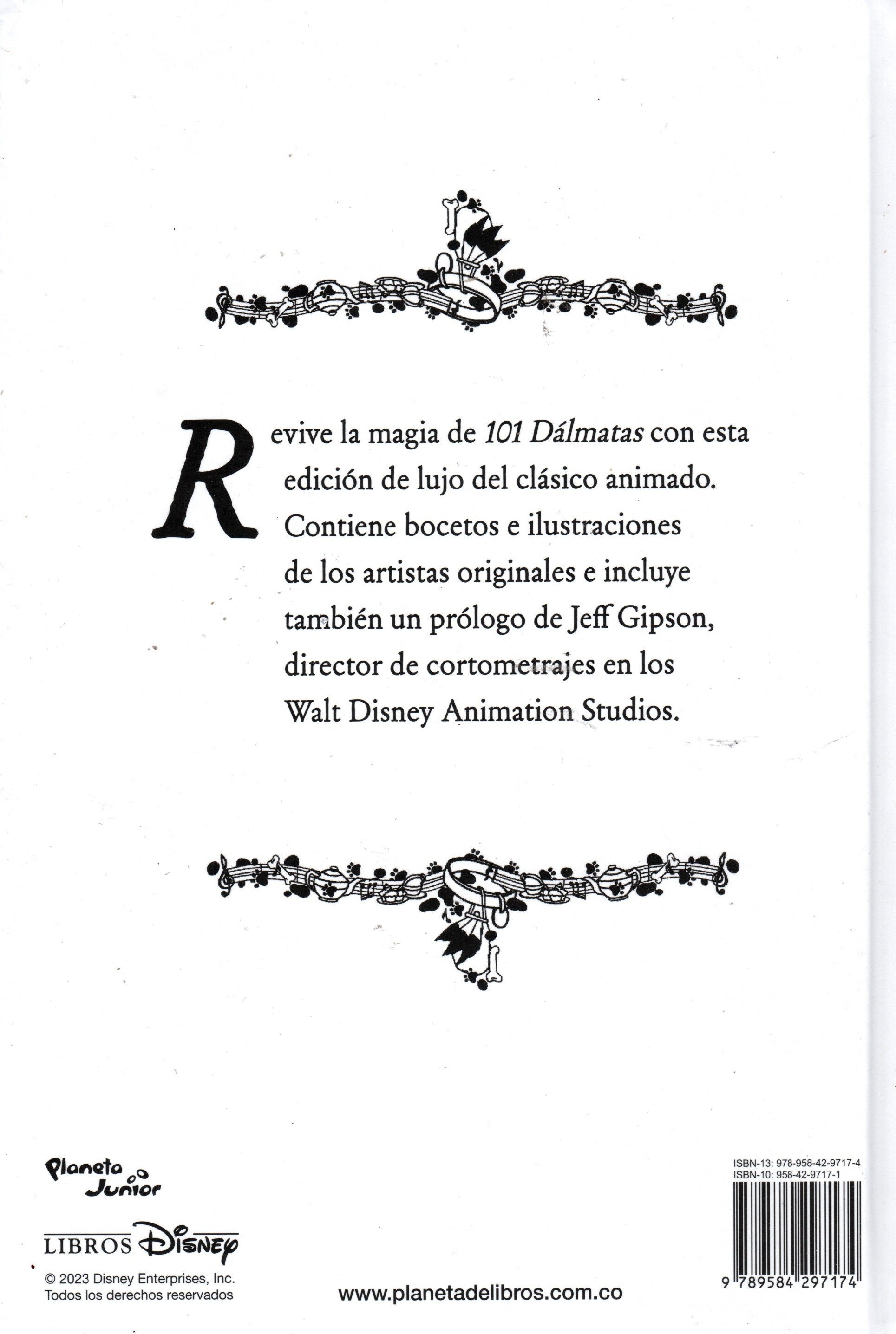 Libro Tesoros De La Animación - 101 Dálmatas