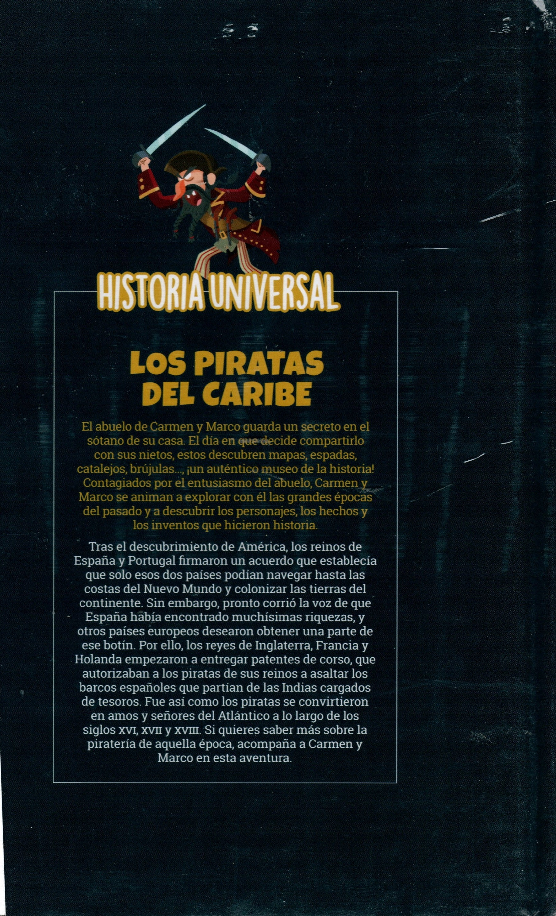 Libro Historia Universal - Los Piratas Del Caribe (Libro 31)