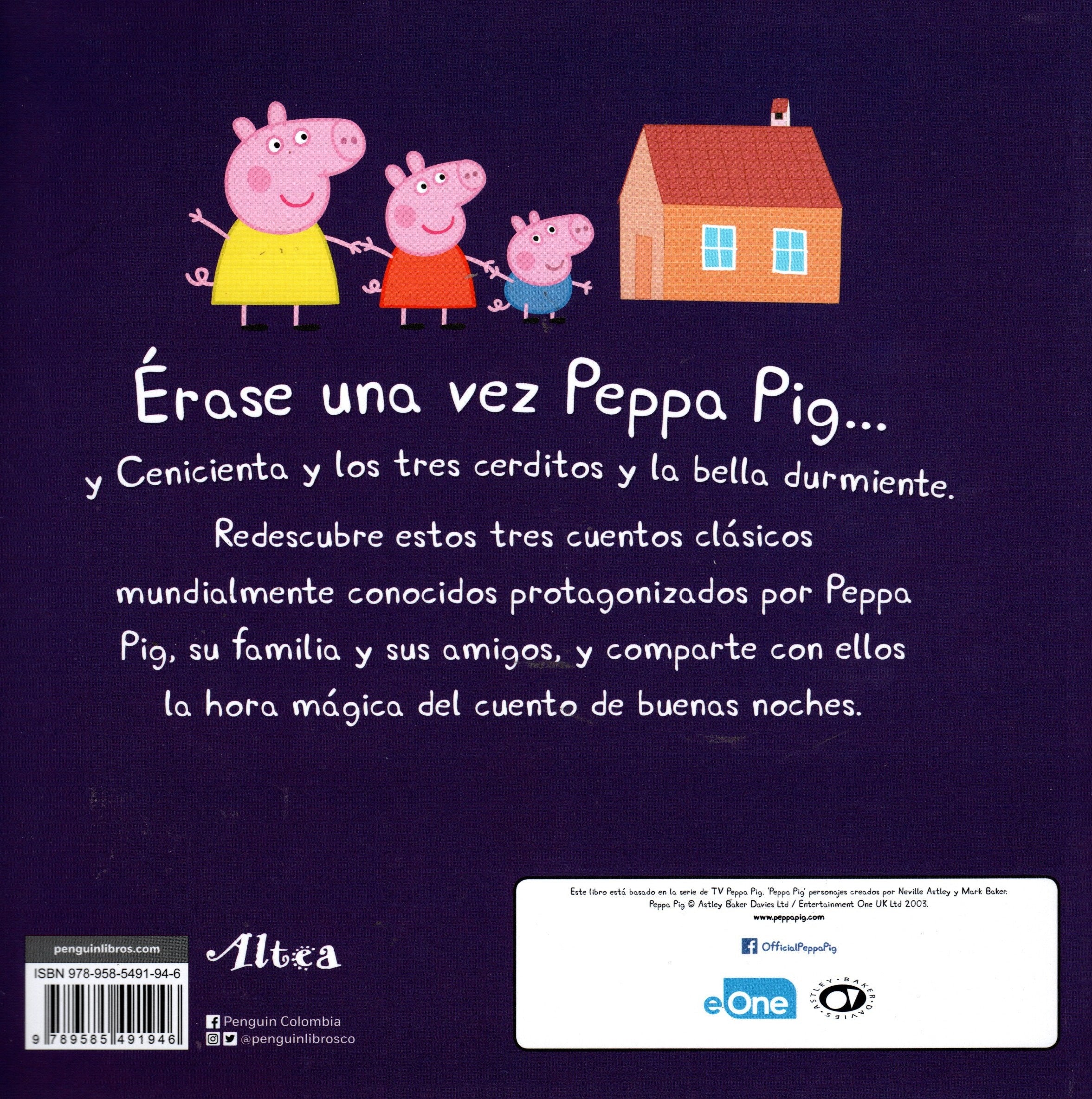 Libro Cuentos Clásicos Para Soñar Felices - Peppa Pig