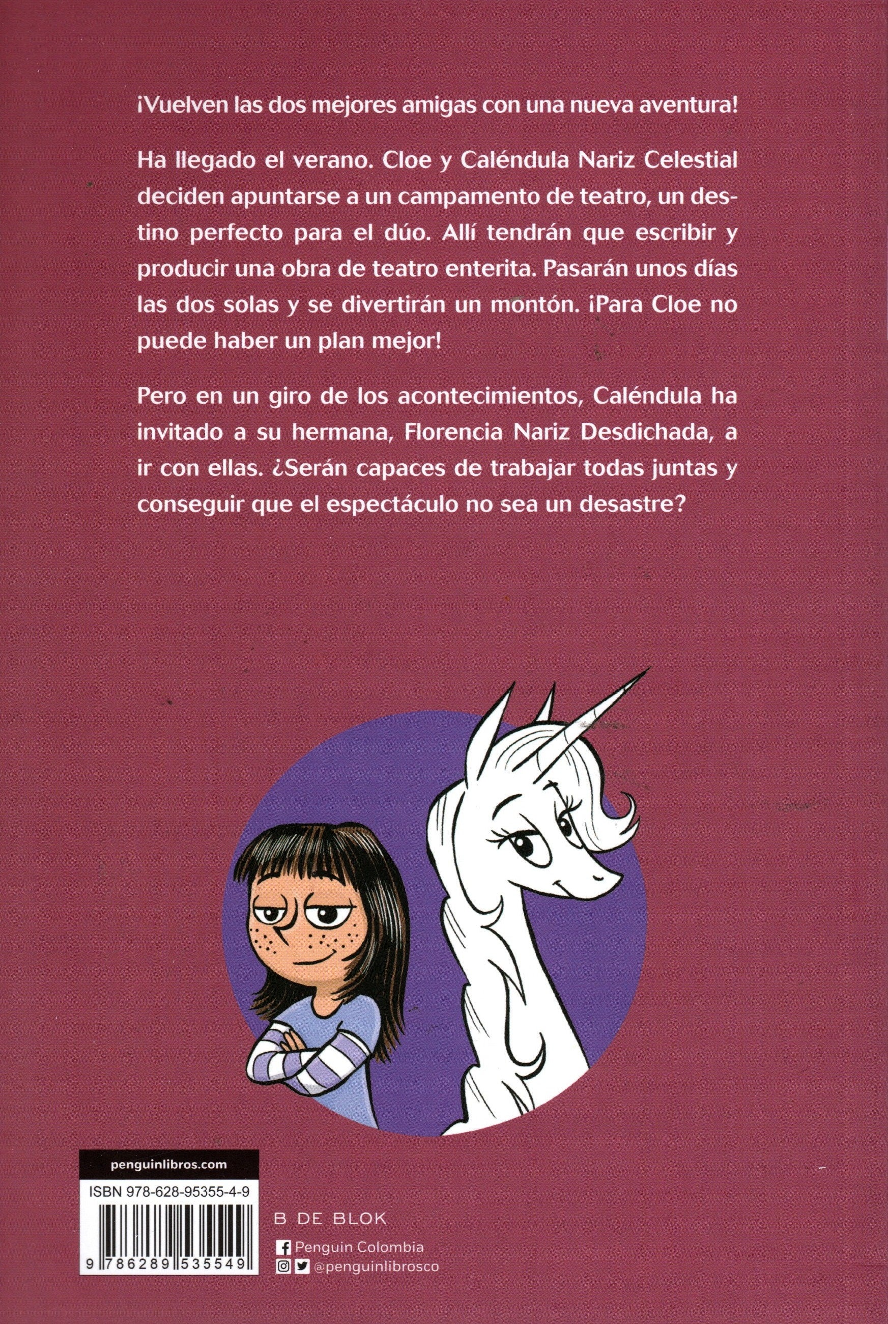 Libro Dana Simpson - Amigas Sobre El Escenario (Cloe Y Su Unicornio 7)