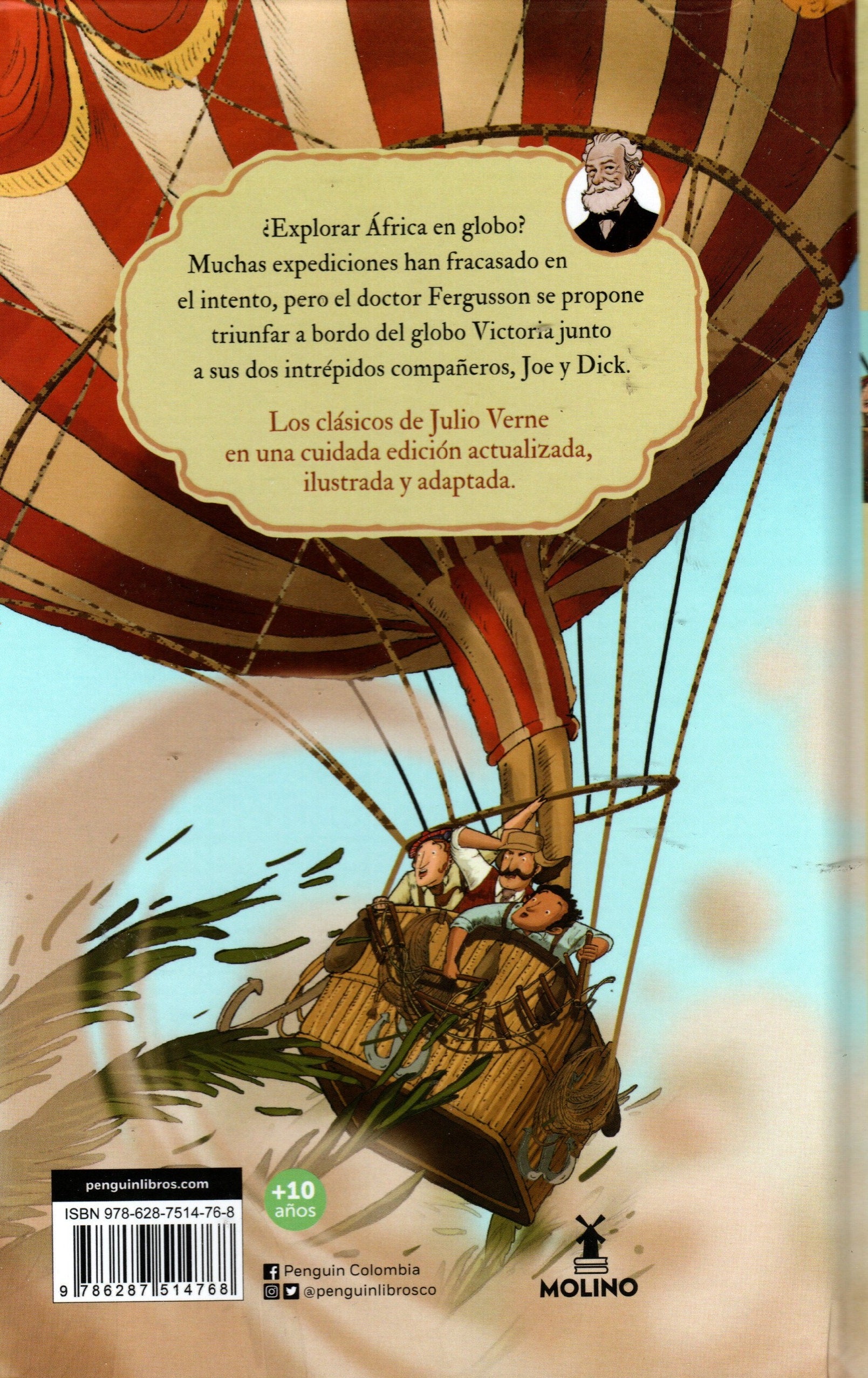 Libro Jules Verne - Cinco Semanas En Globo