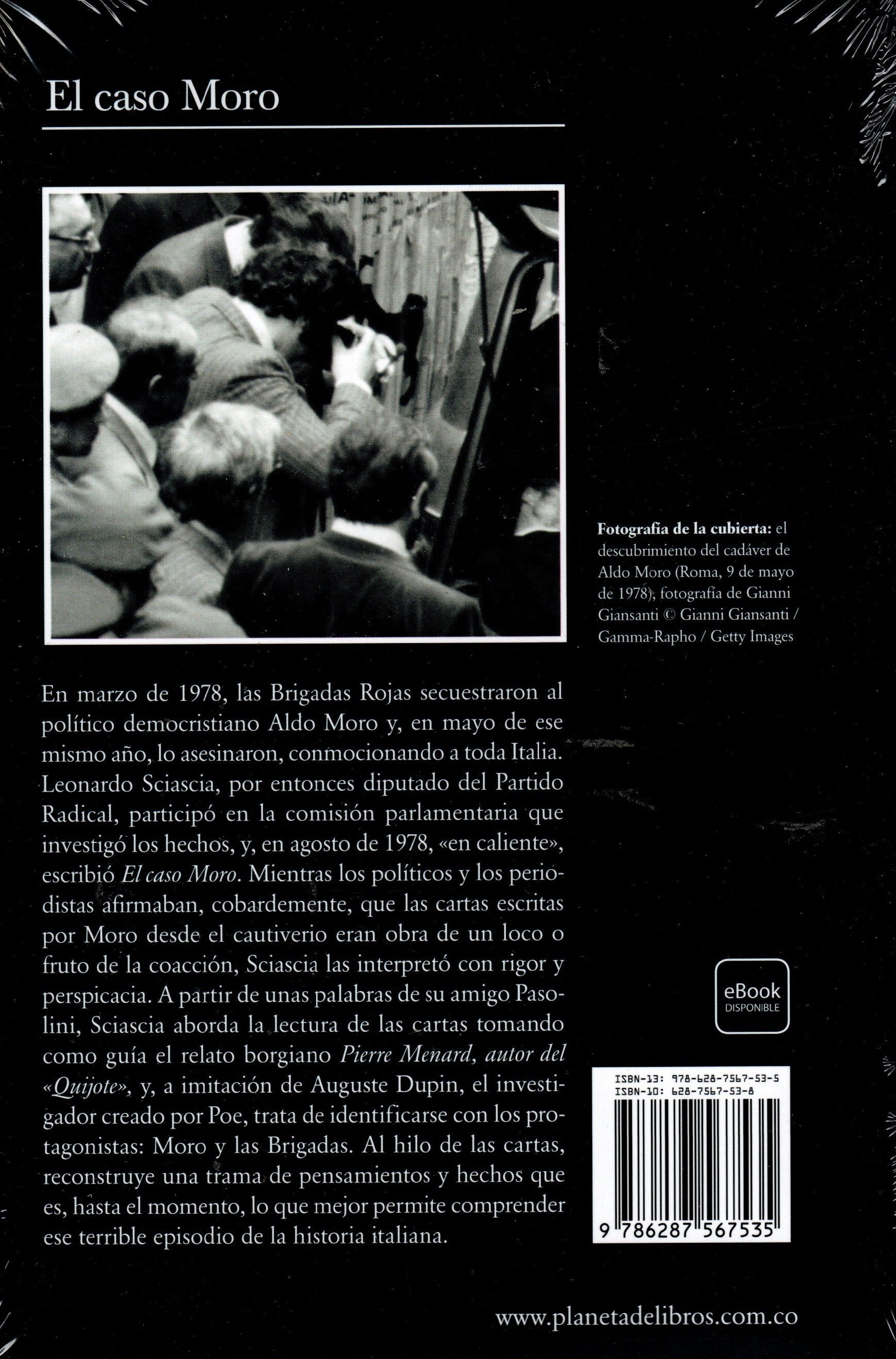 Libro Leonardo Sciascia - El Caso Moro