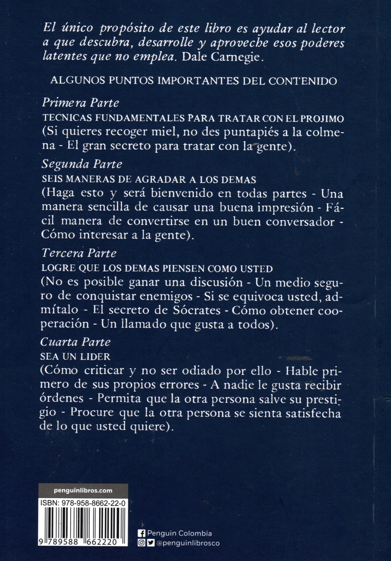Libro Dale Carnegie - Cómo Ganar Amigos E Influir Sobre Las Personas