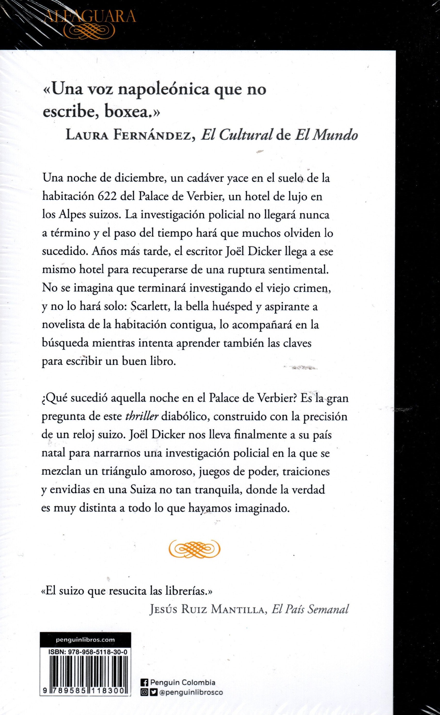 Libro Joël Dicker - El Enigma De La Habitación 622