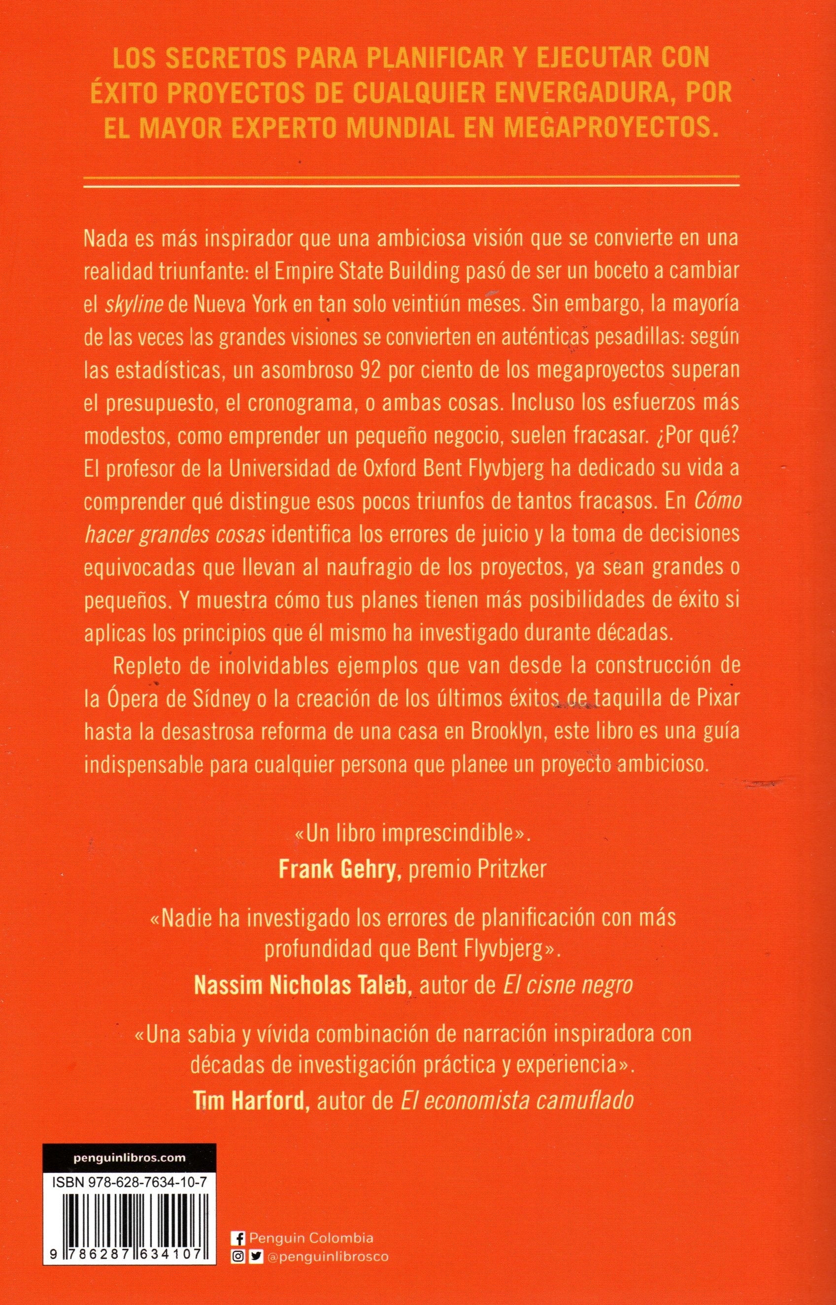 Libro Bent Flyvbjerg, Dan Gardner - Cómo Hacer Grandes Cosas