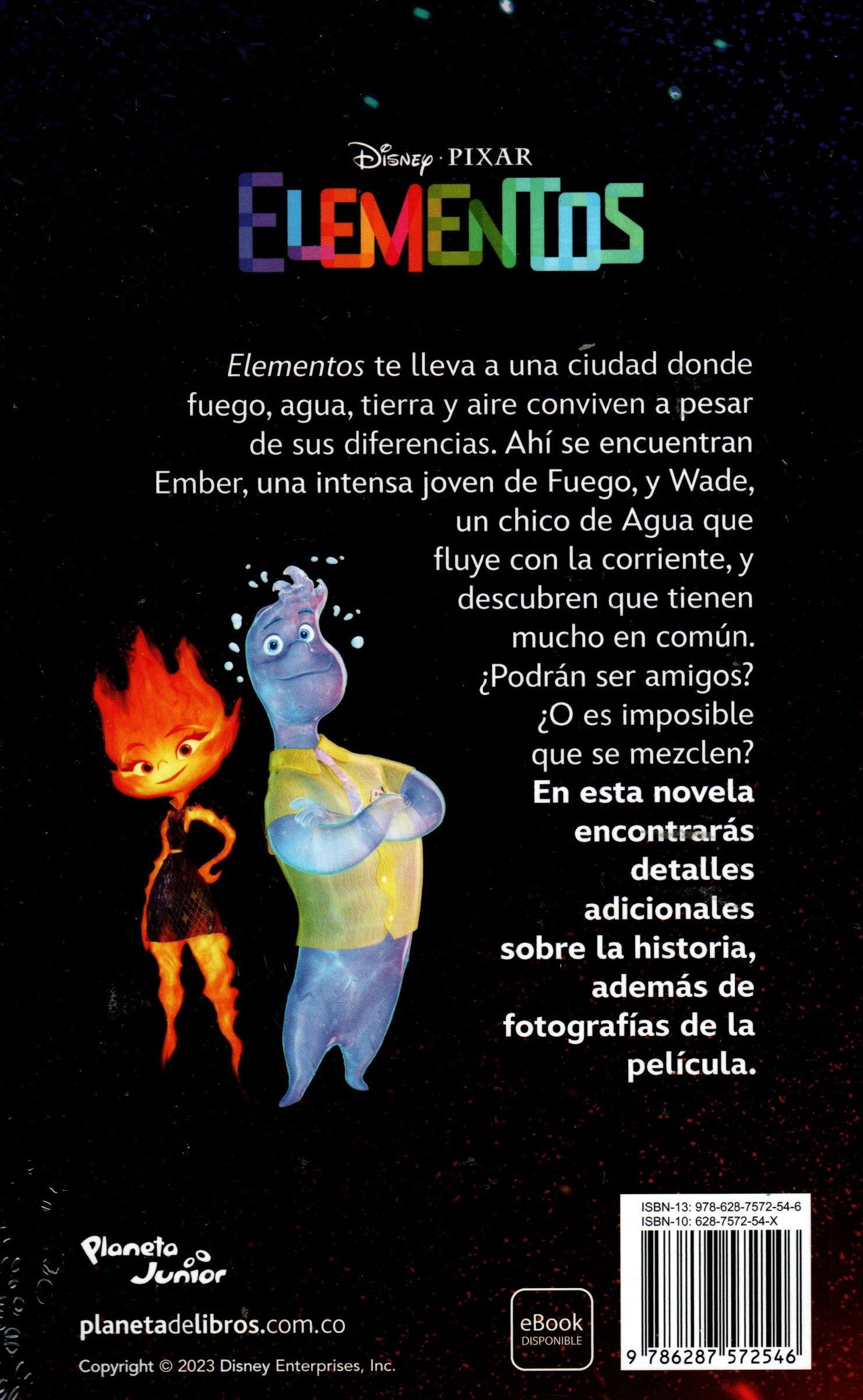 Libro Disney - Elementos. La novela