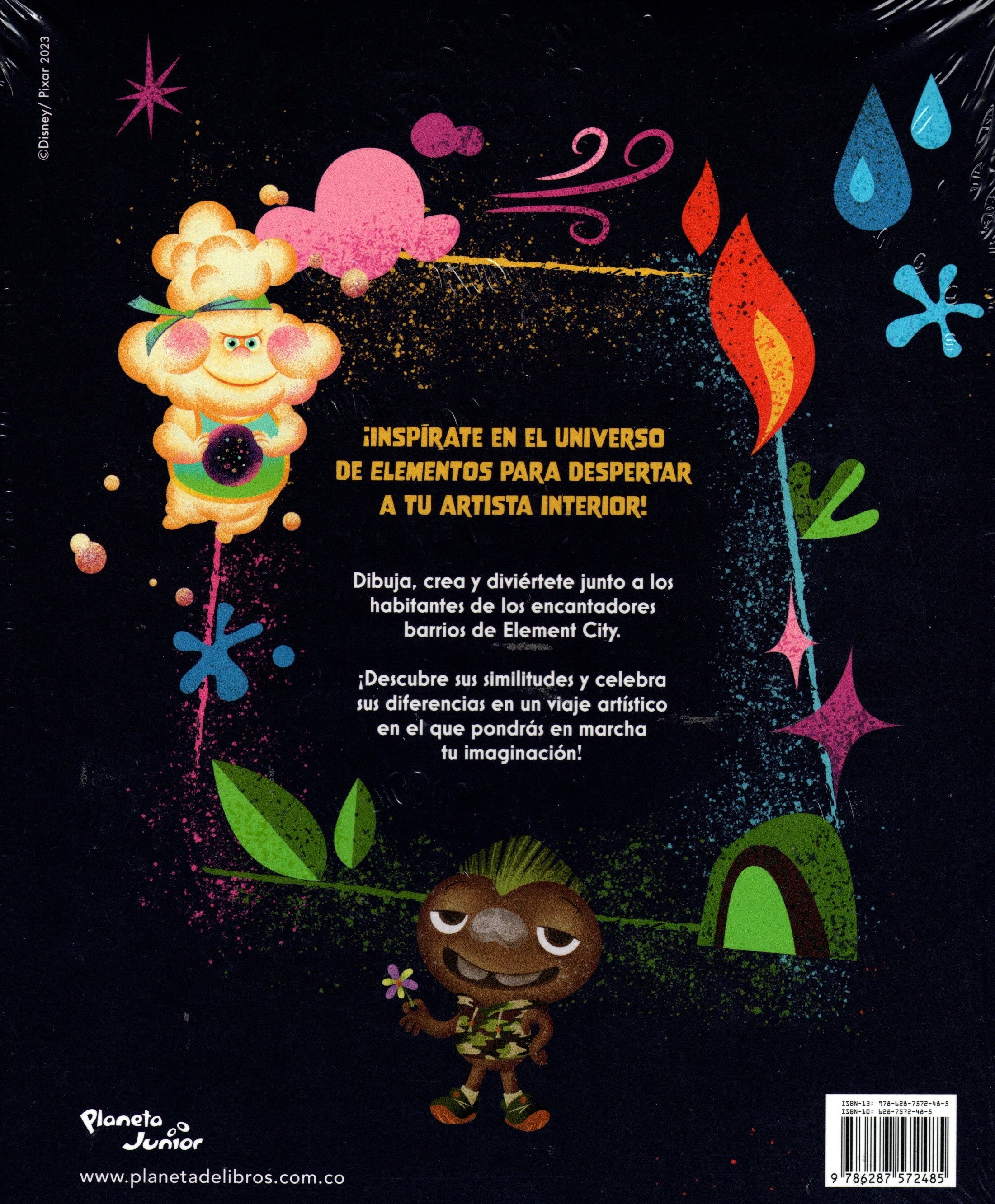 Libro Disney - Elementos. Libro De Arte Y Naturaleza