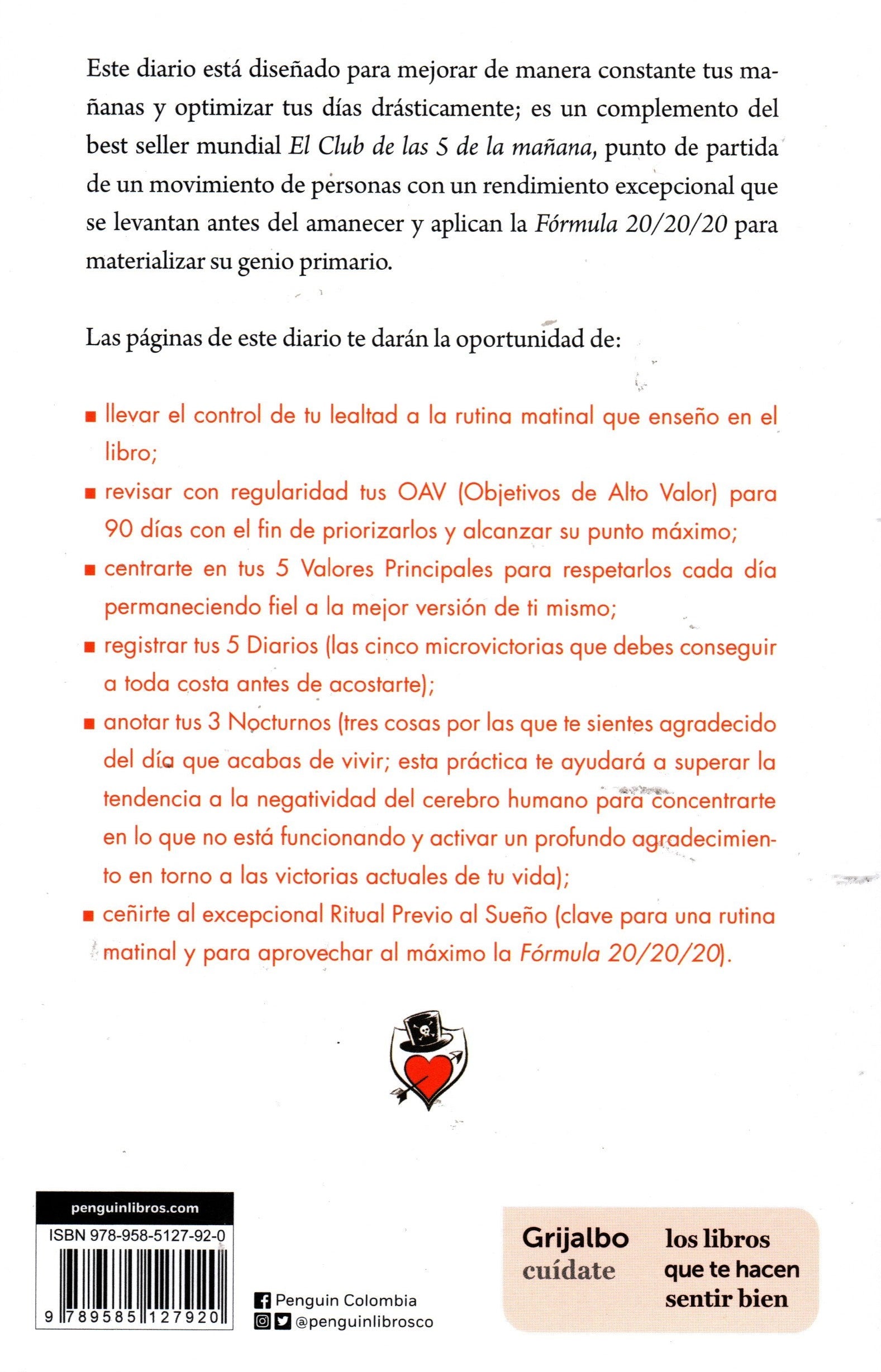 Libro Robin Sharma - El Diario De El Club De Las 5 De La Mañana