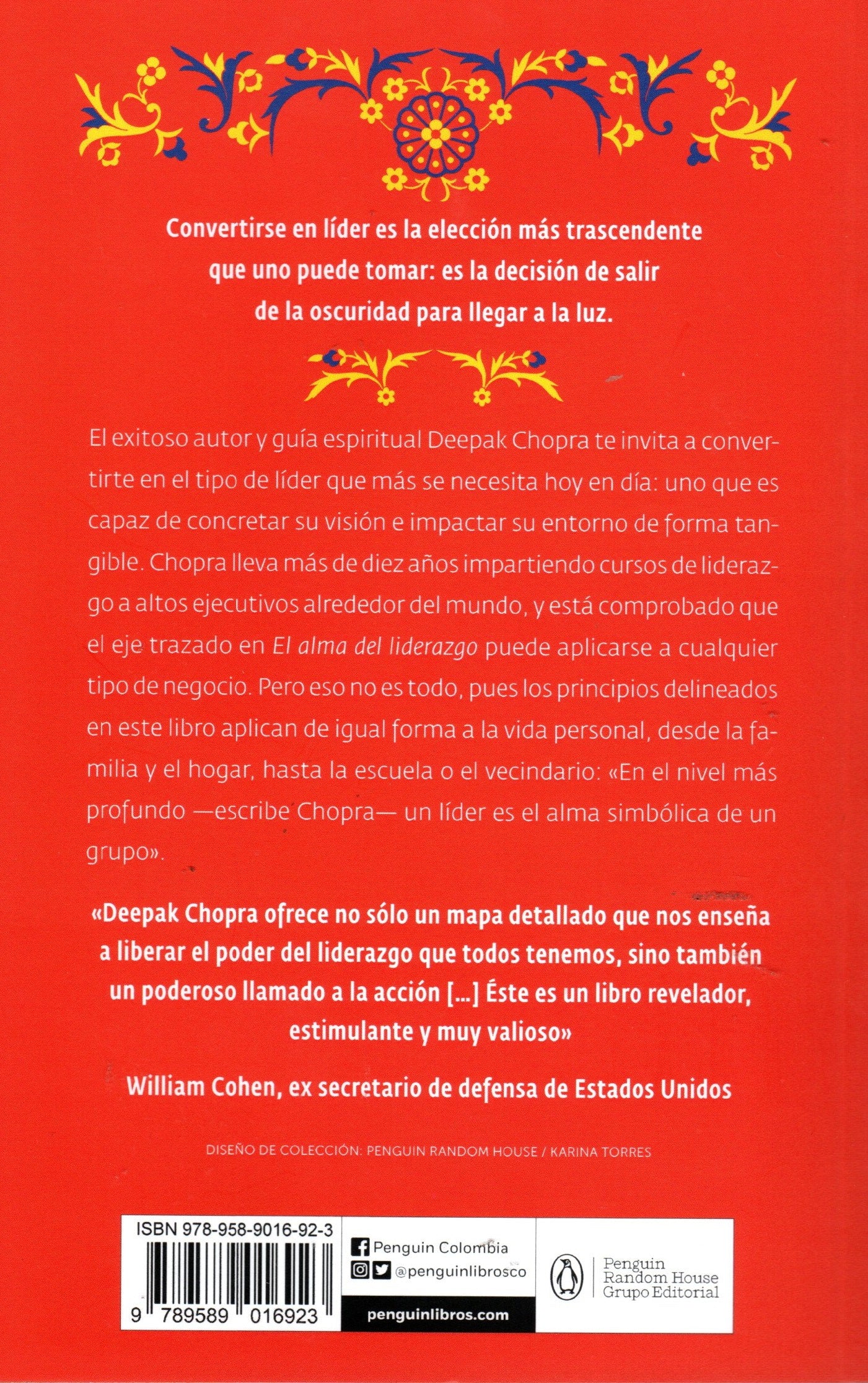 Libro El Alma Del Liderazgo - Deepak Chopra