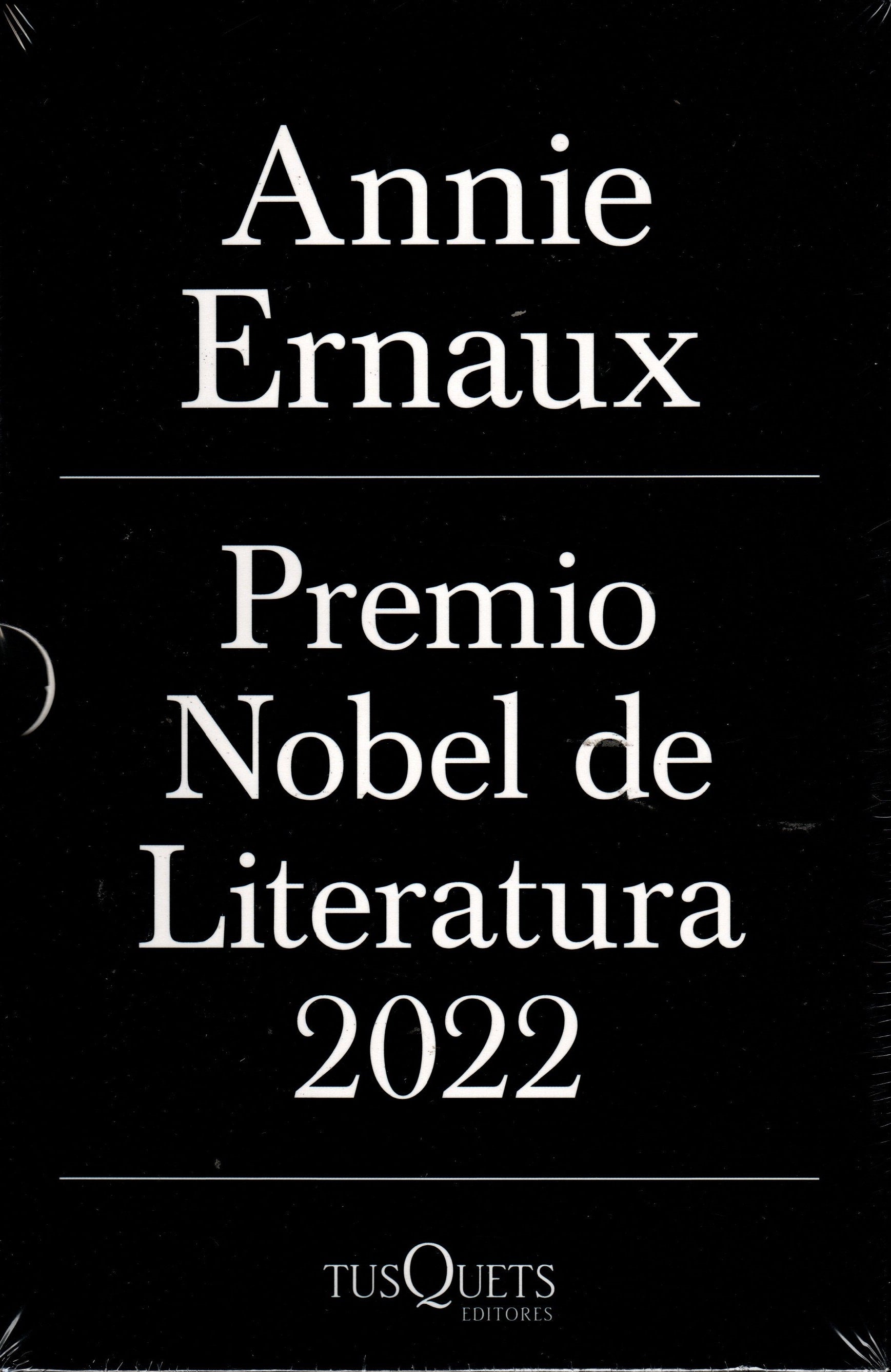 Libro Annie Ernaux - Premio nobel de Literatura 2022