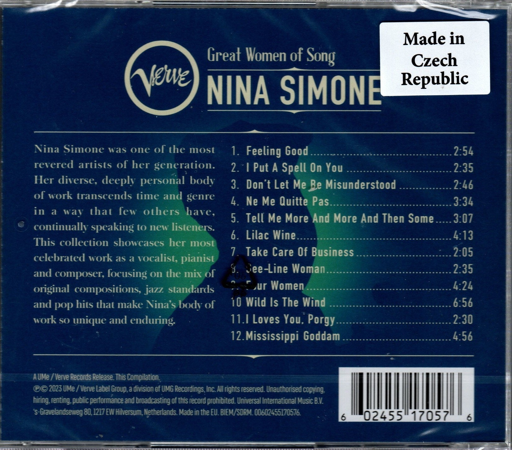 CD Nina Simon – Great Women Of Song