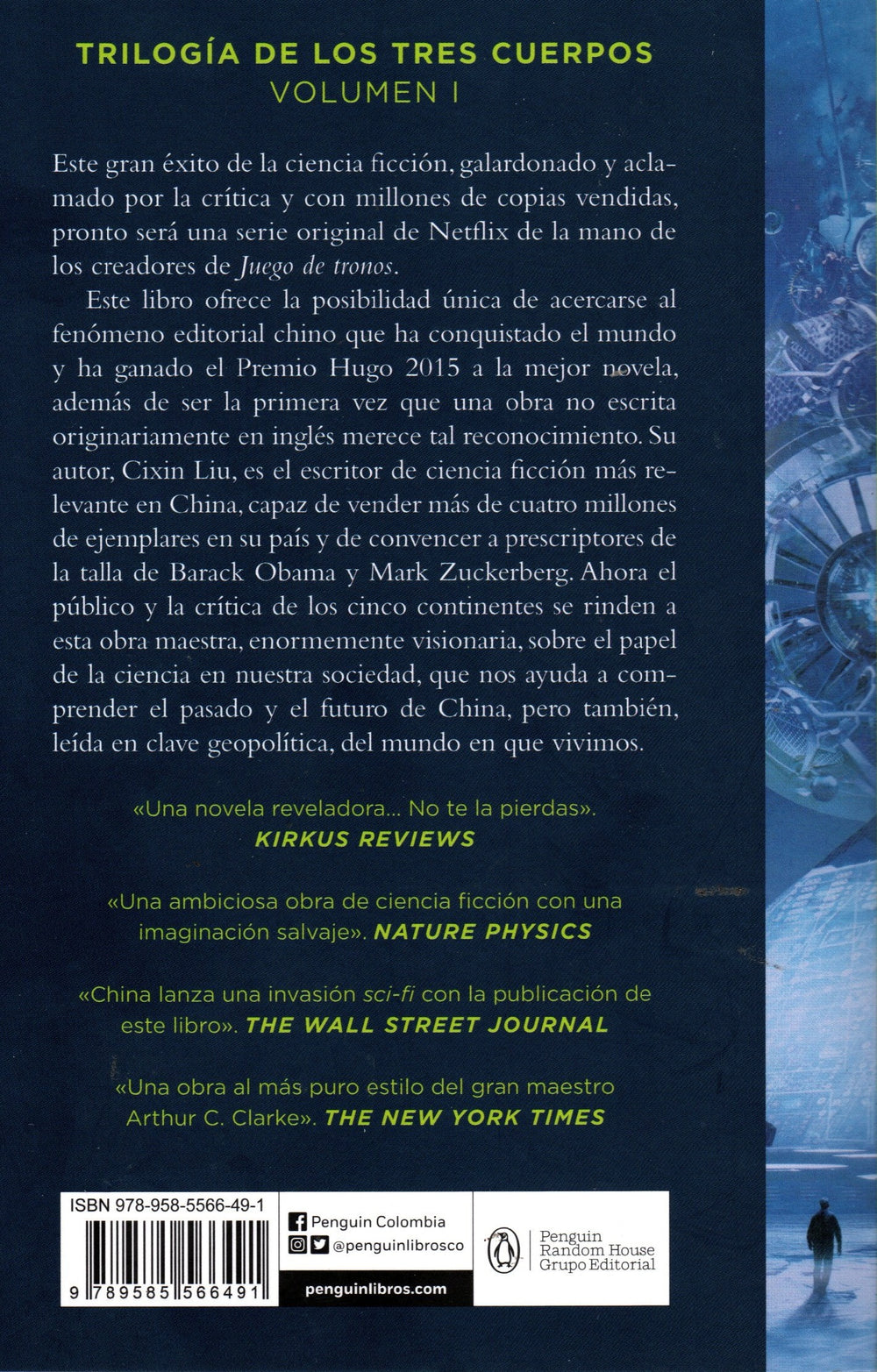 Libro Cixin Liu - El problema de los tres cuerpos
