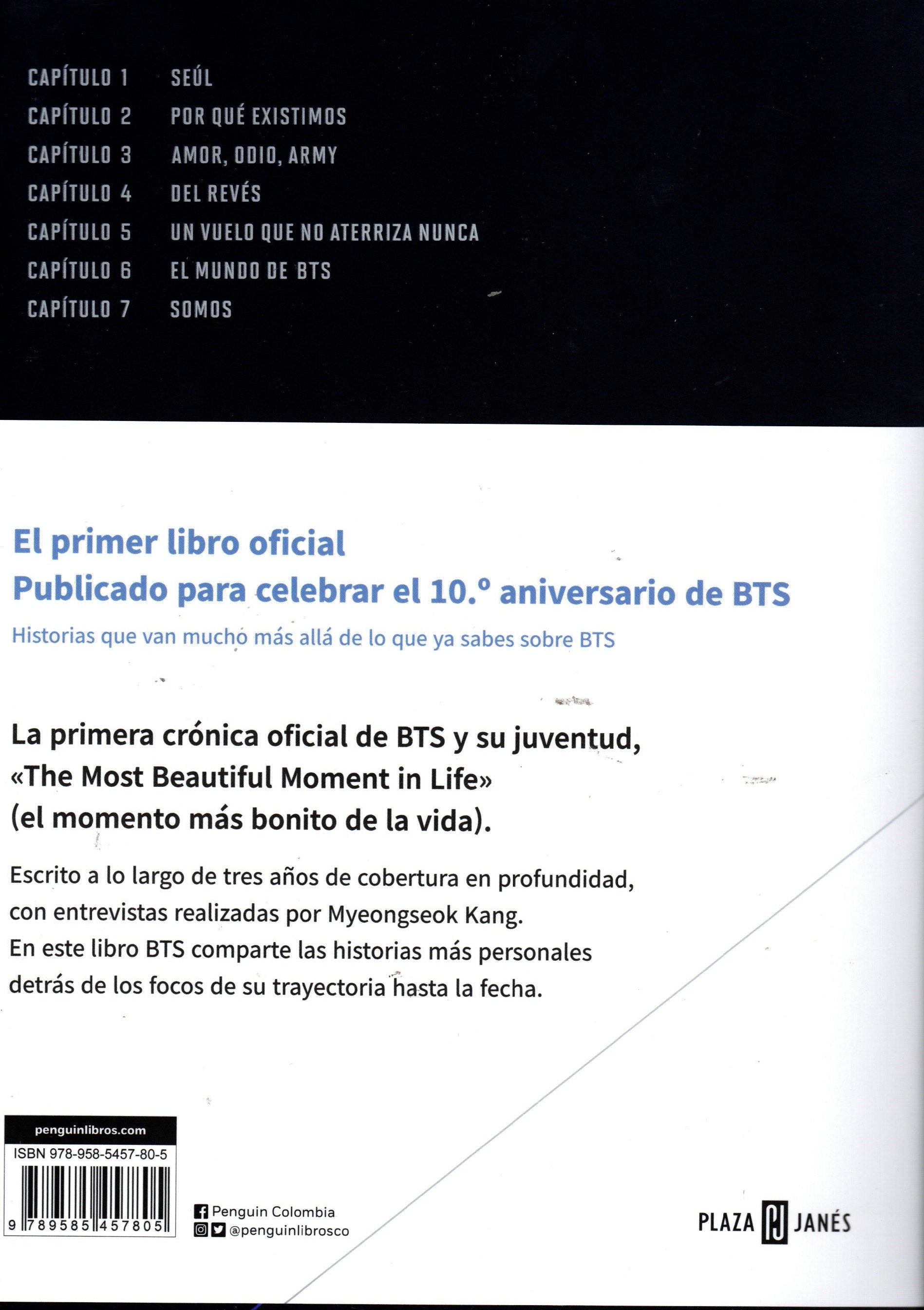 Libro Crónica De 10 Años De BTS Beyond the Story