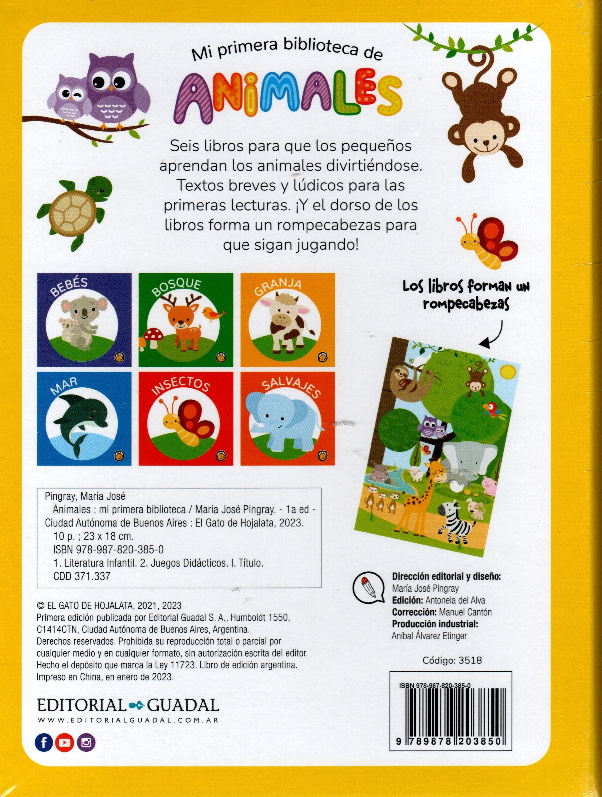 Libro Mi Primera Biblioteca De Animales