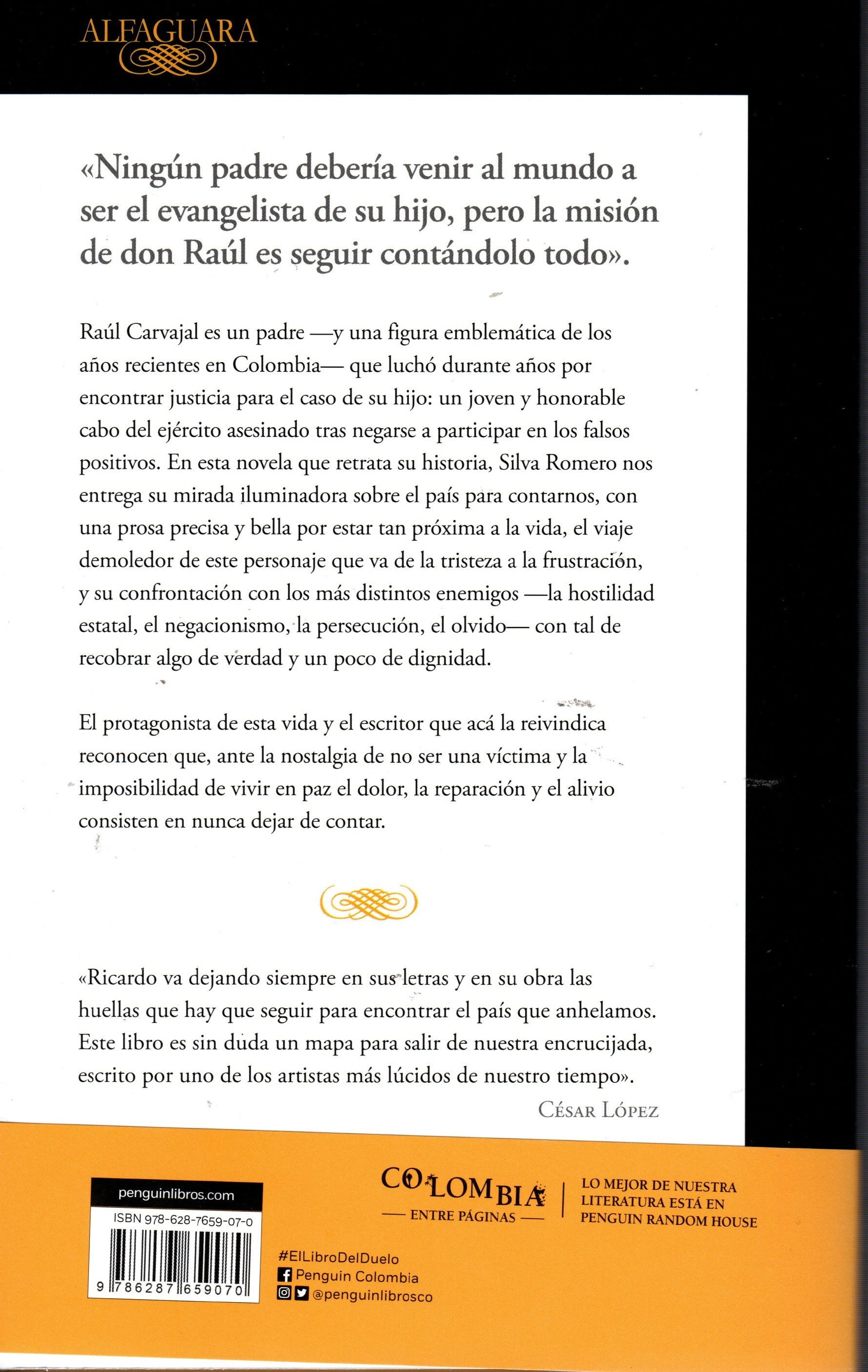 Libro Ricardo Silva Romero - El Libro Del Duelo