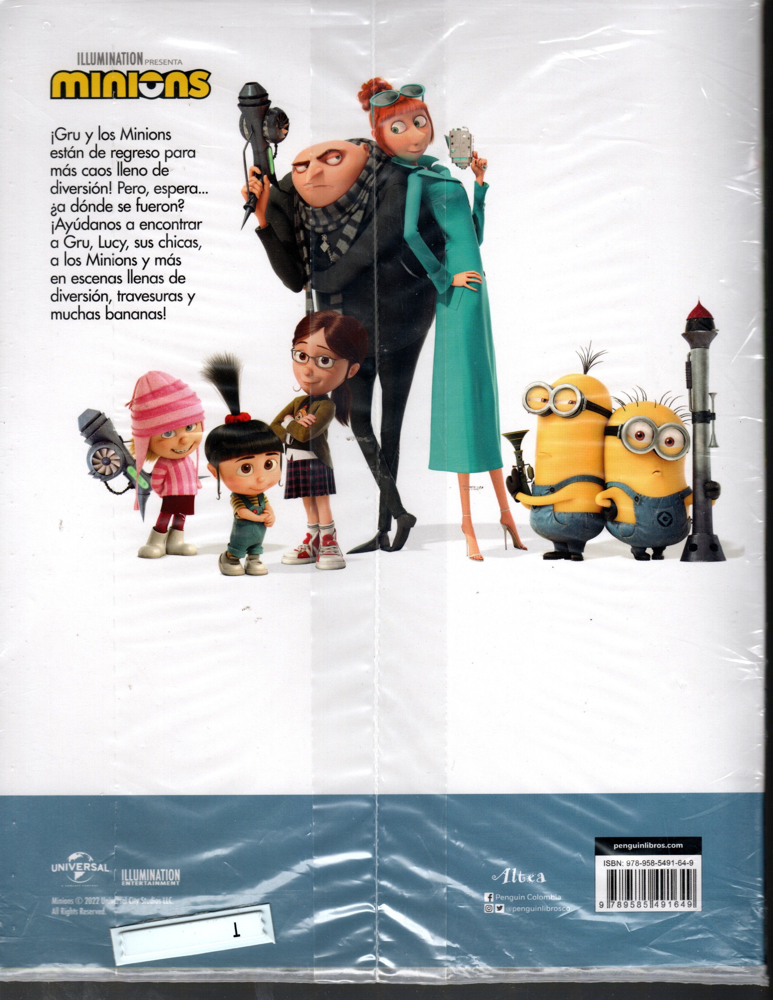 Libro busca y encuentra a los Minions